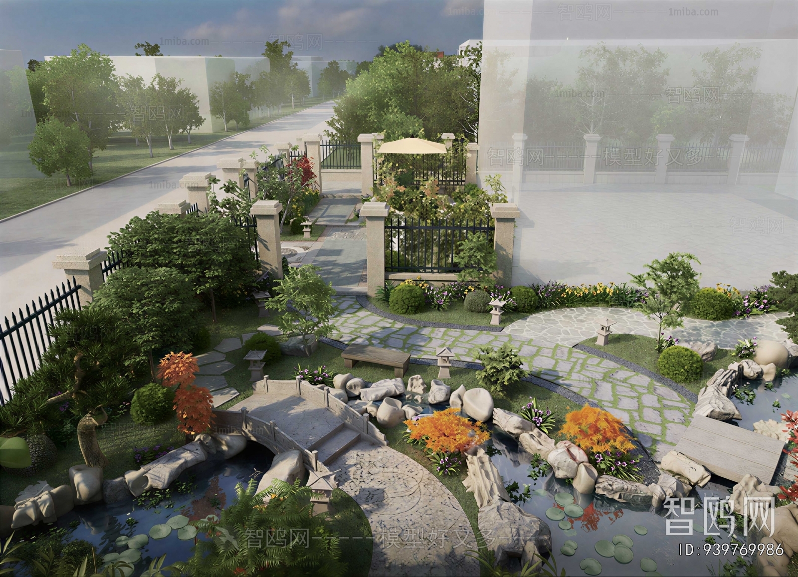 Modern Courtyard/landscape
