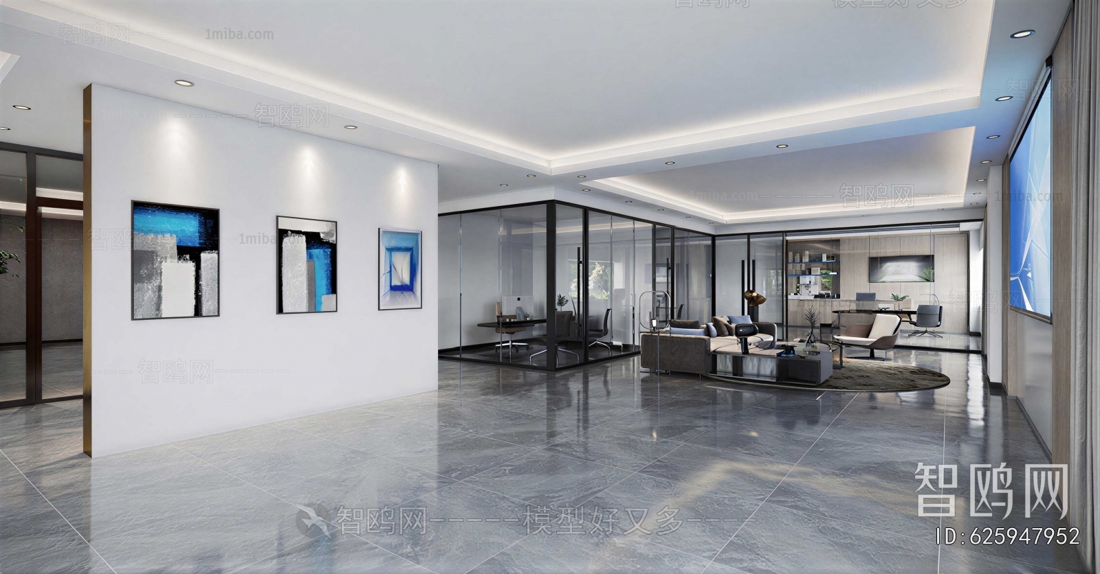 Modern Manager's Office