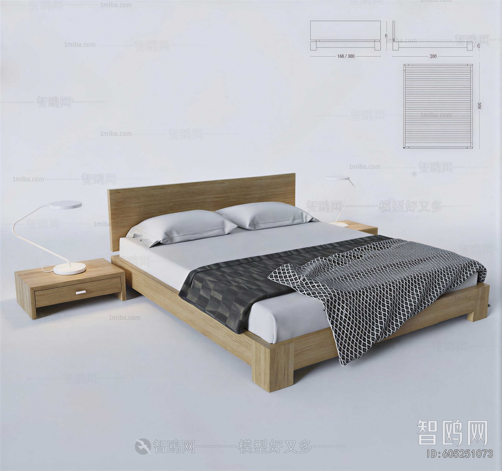 Modern Double Bed