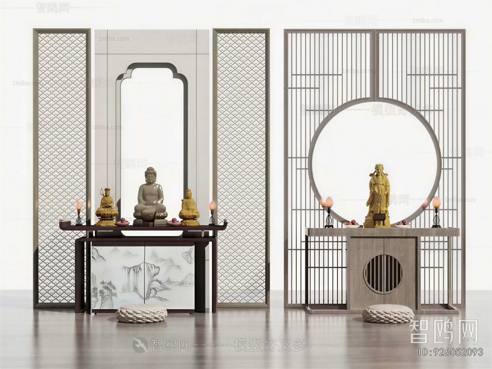 New Chinese Style Buddhist Niche