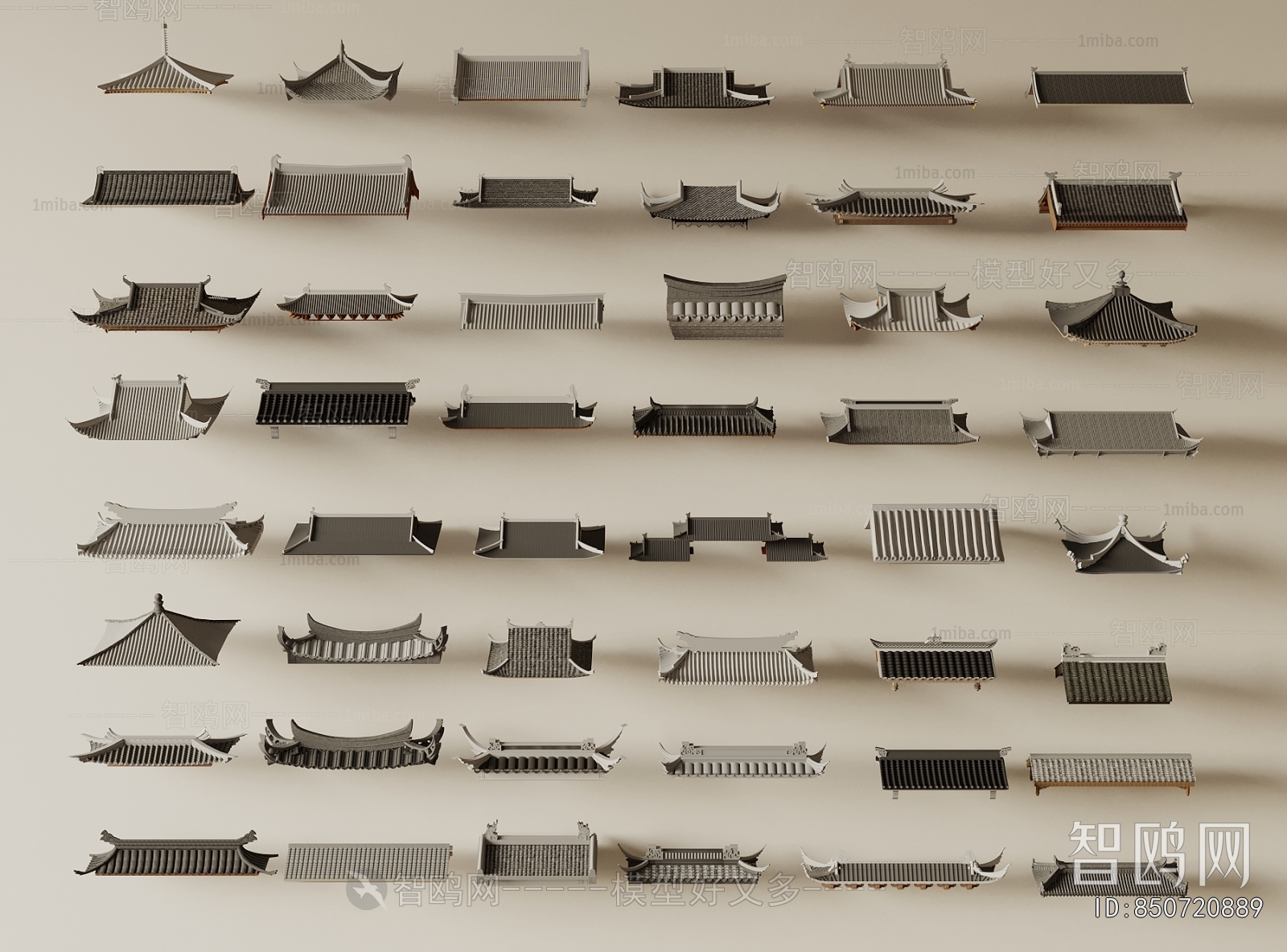 Chinese Style Building Component