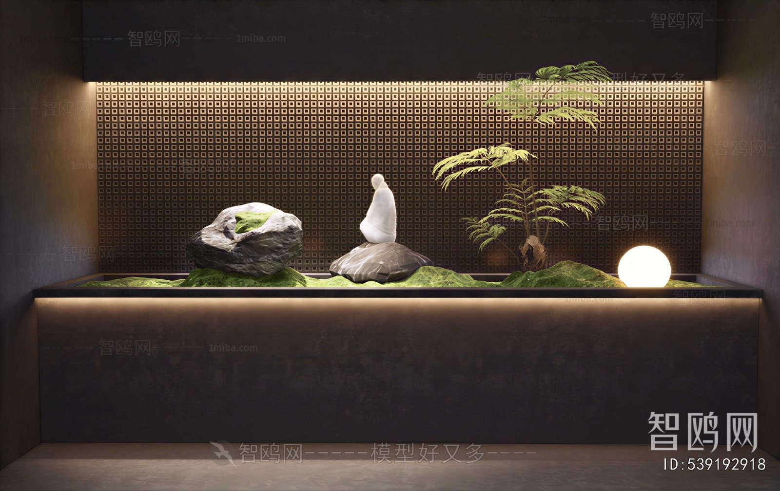 New Chinese Style Plant Landscaping