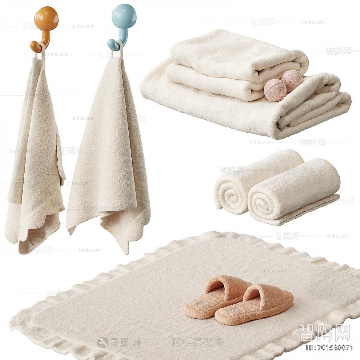Nordic Style Bathroom Set