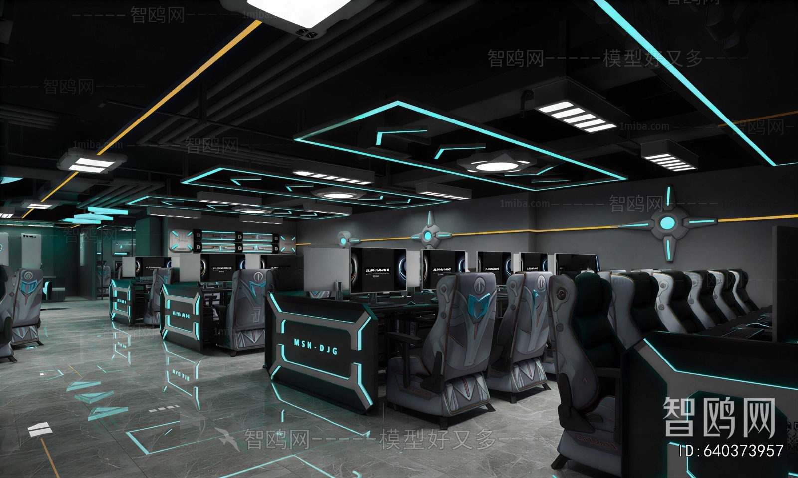 Industrial Style Internet Cafe