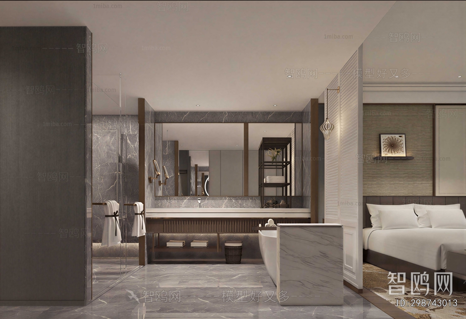 Modern Guest Room