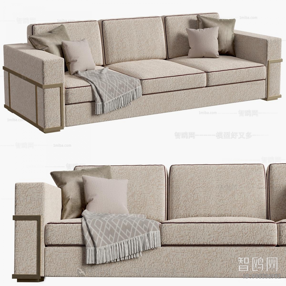 Modern Three-seat Sofa