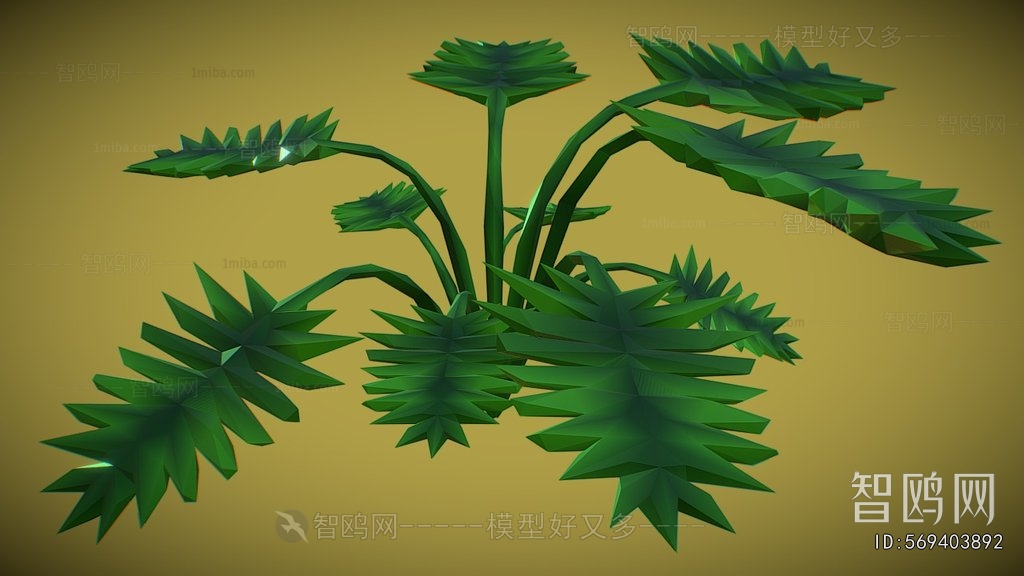 Modern Tree/shrub/grass