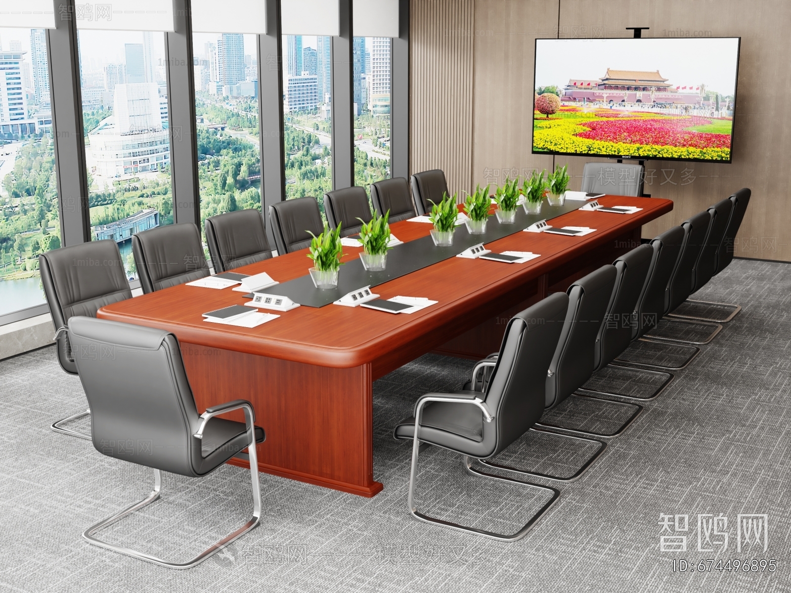 New Chinese Style Office Desk And Chair