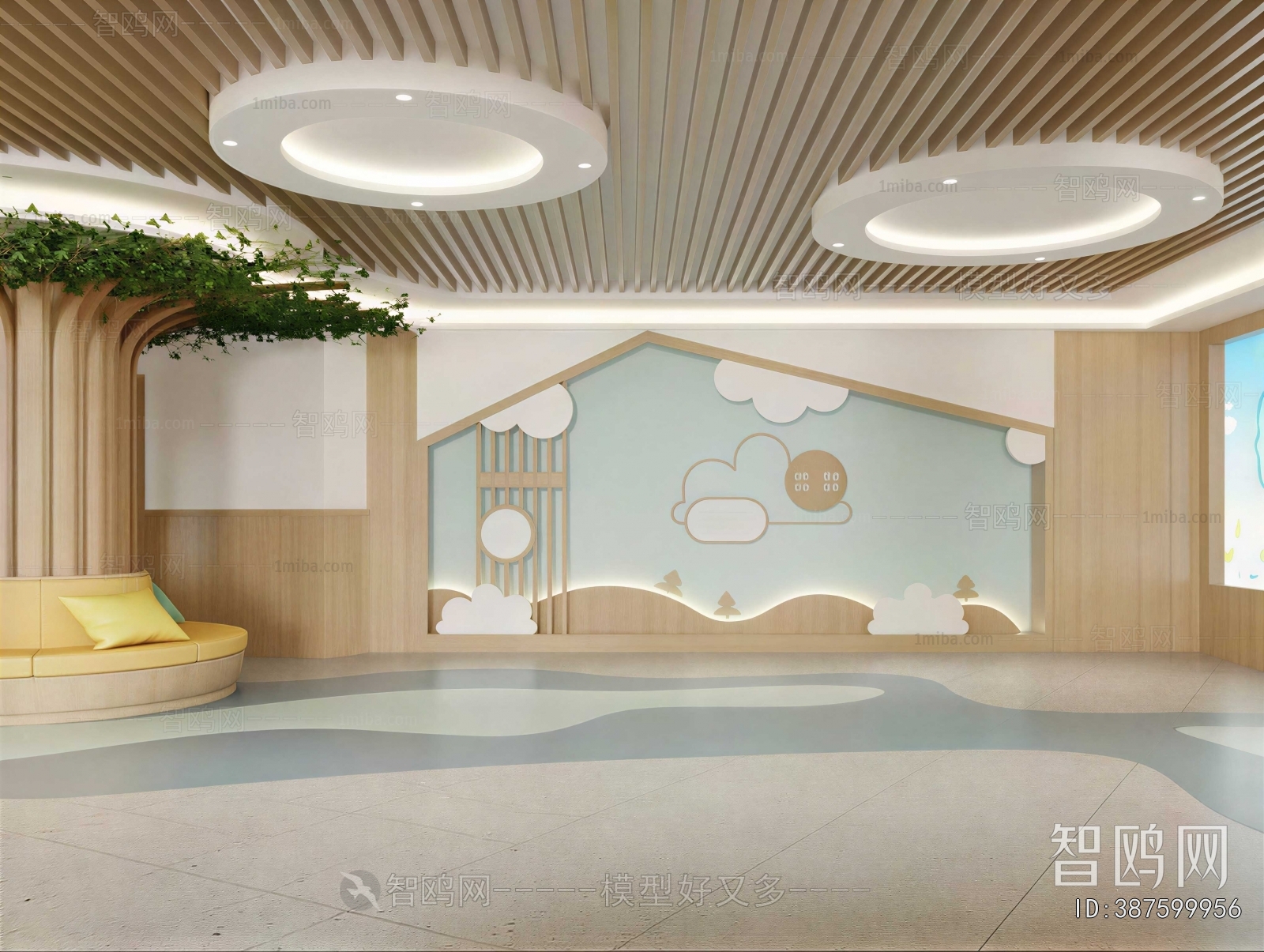 Modern Kindergarten Hall