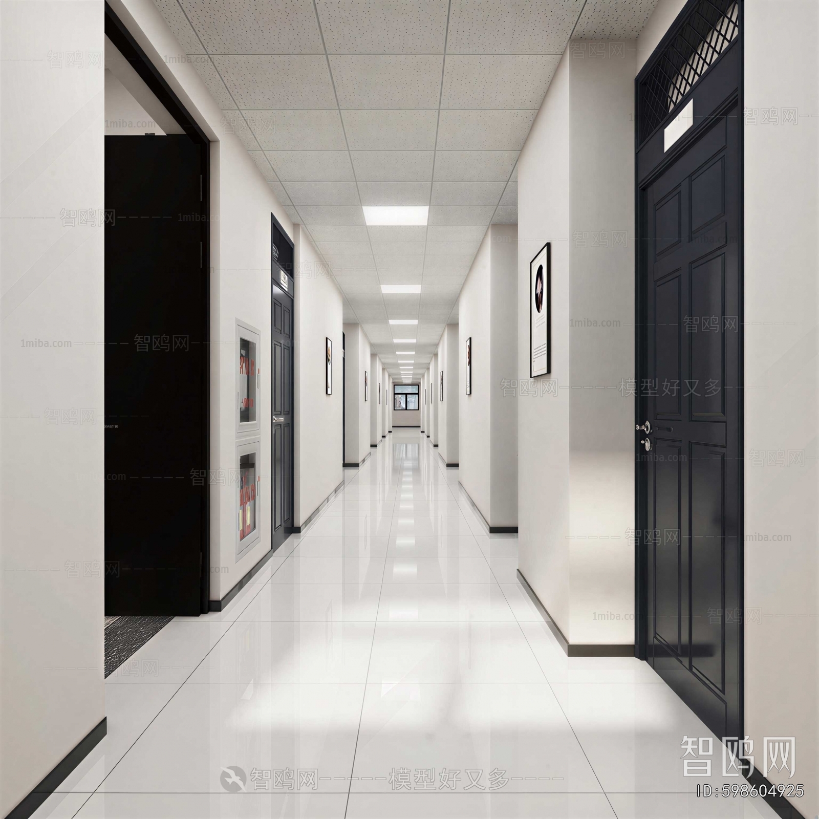 Modern Office Aisle