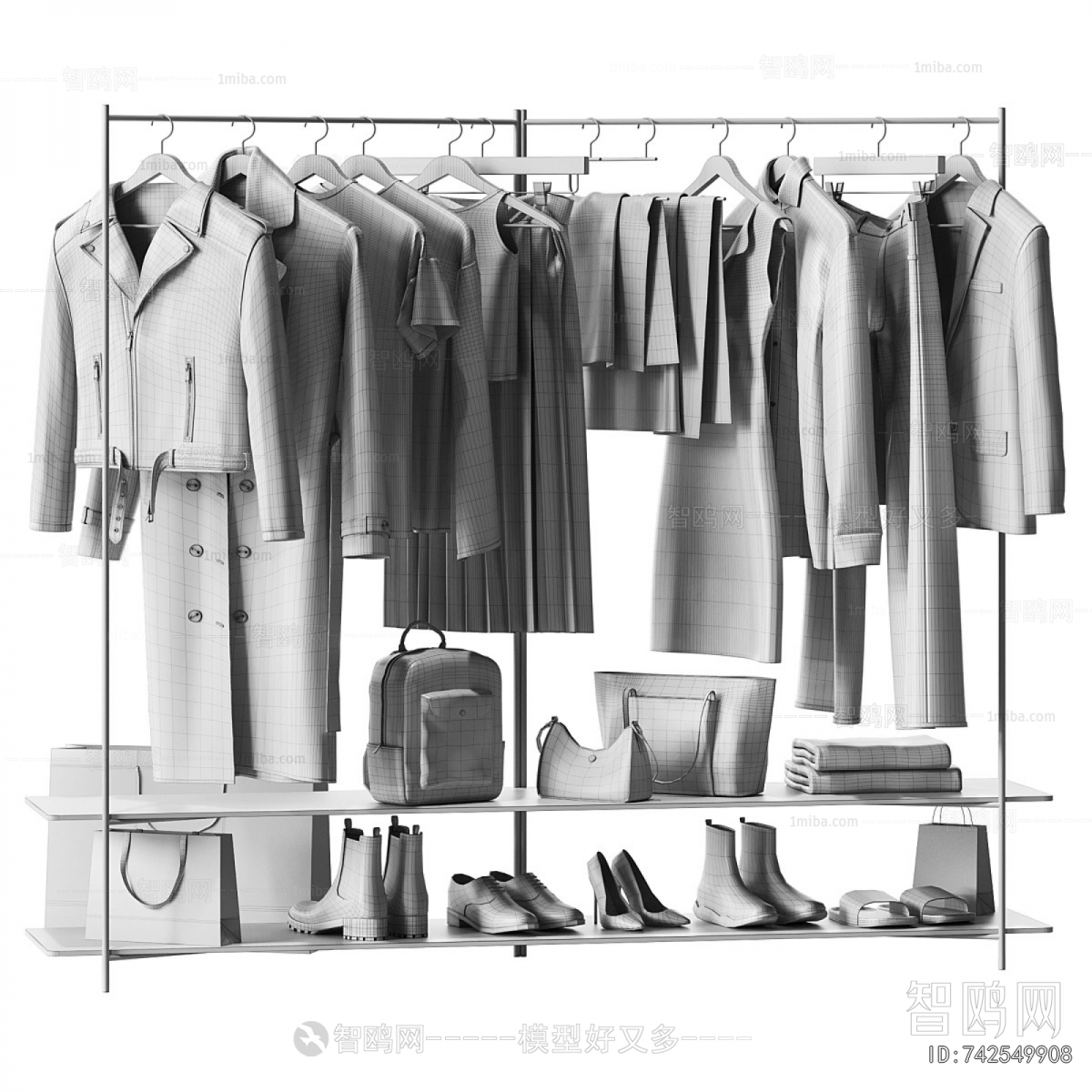 Modern Clothes, Bags And Shoes