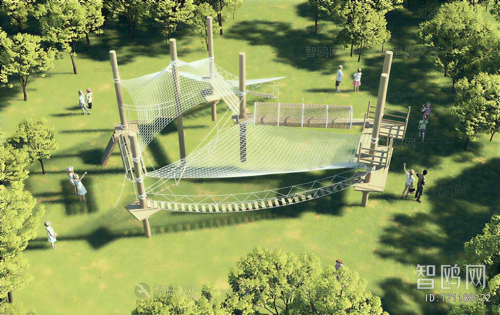 Modern Park Landscape