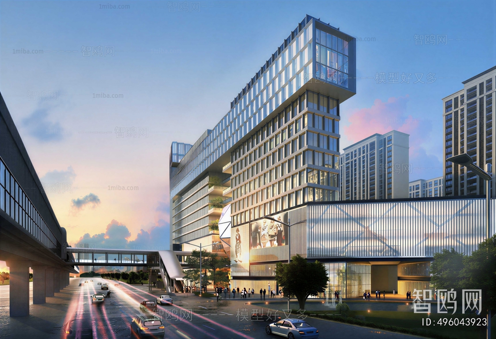 Modern Appearance Of Commercial Building