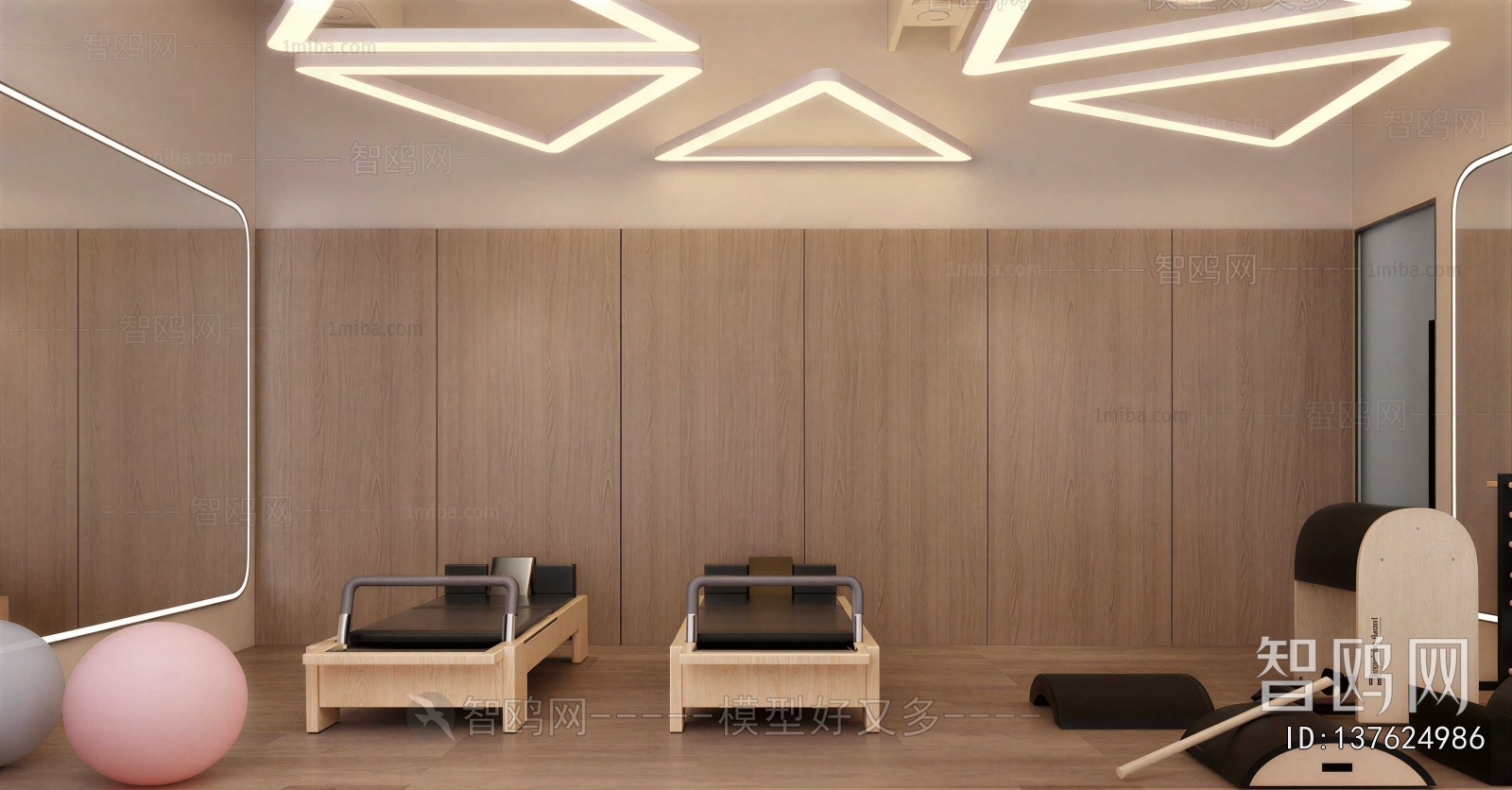 Modern Yoga Room
