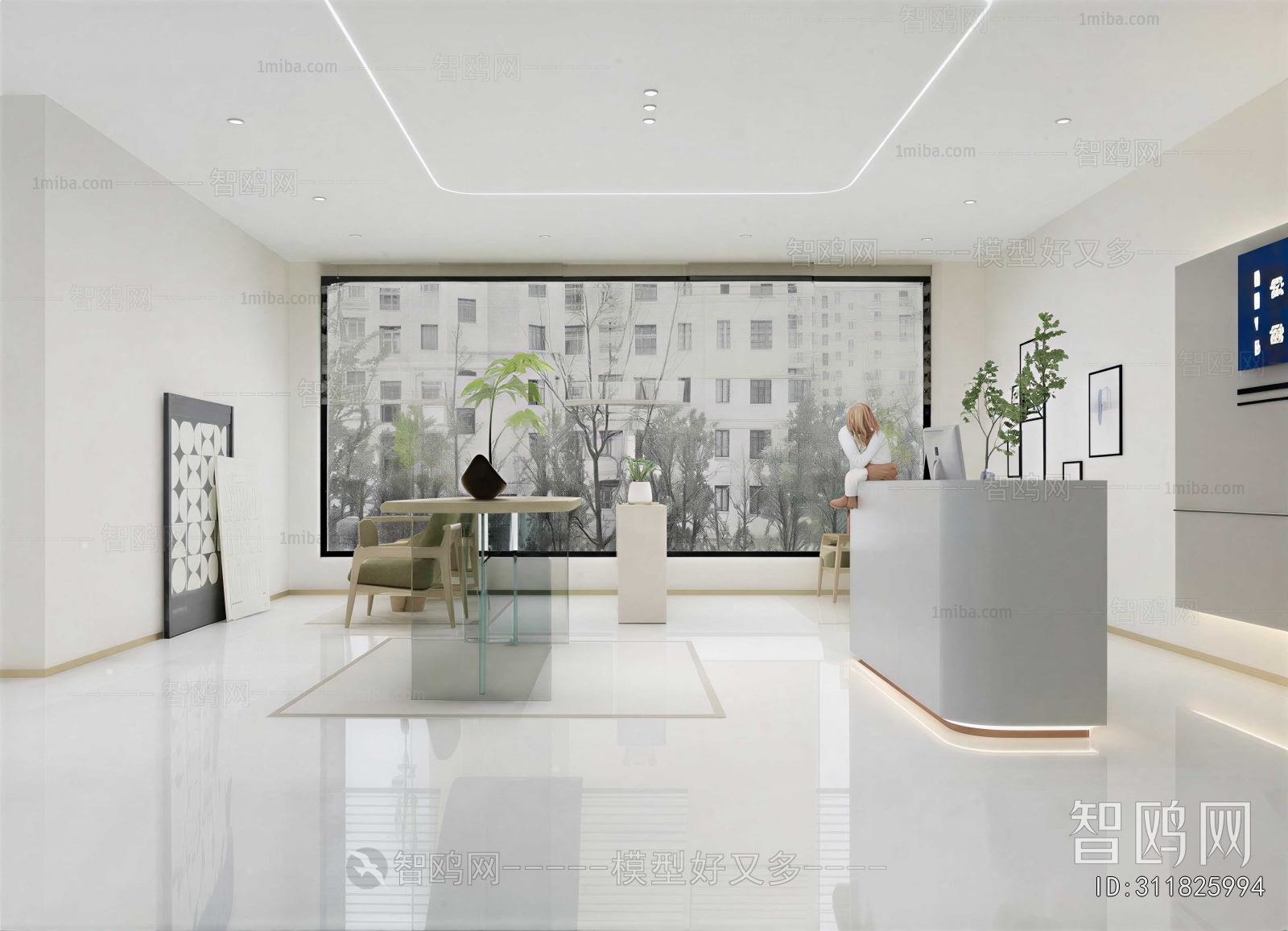 Modern Reception Area