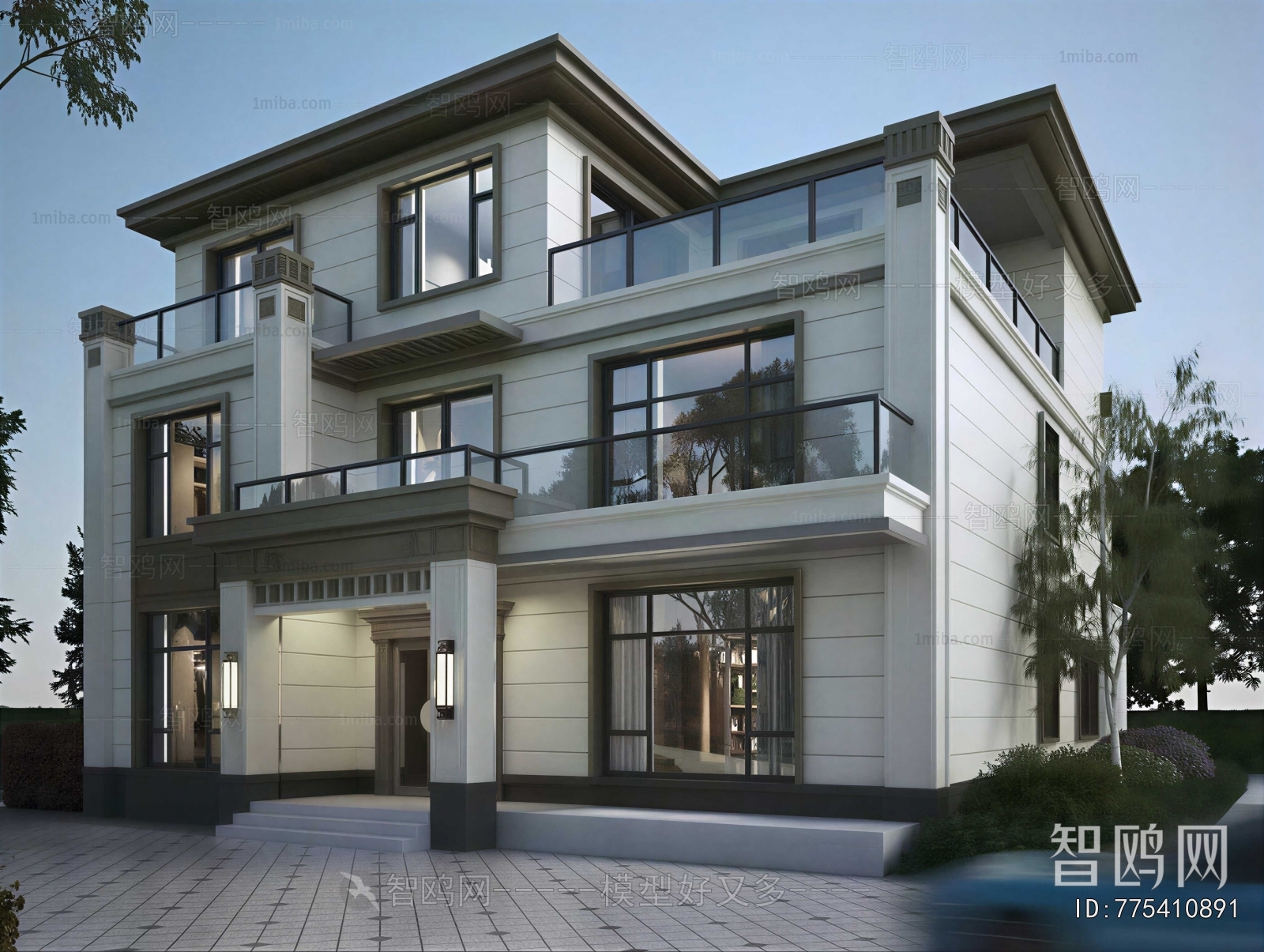 New Chinese Style Residential Building