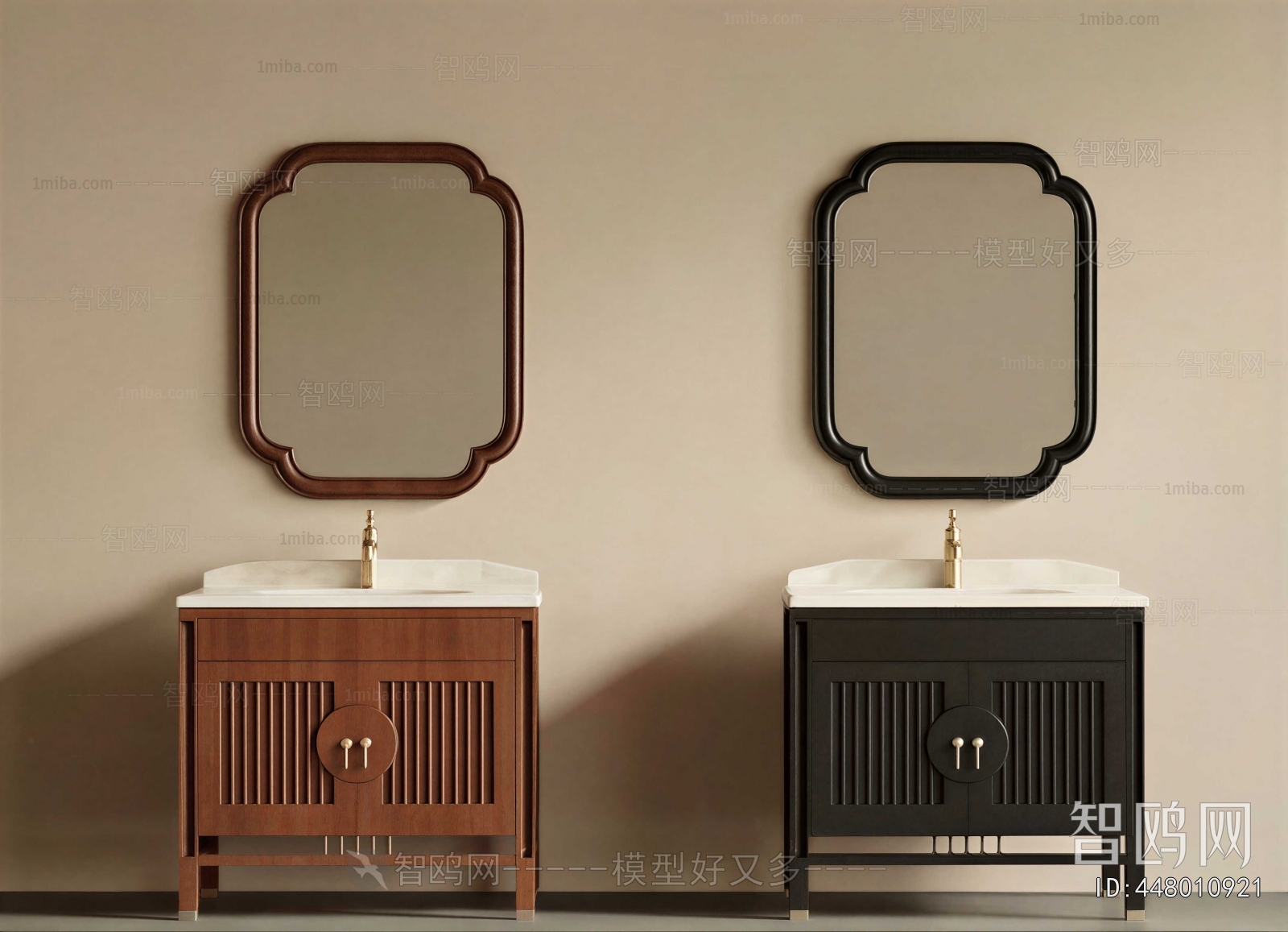 New Chinese Style Bathroom Cabinet