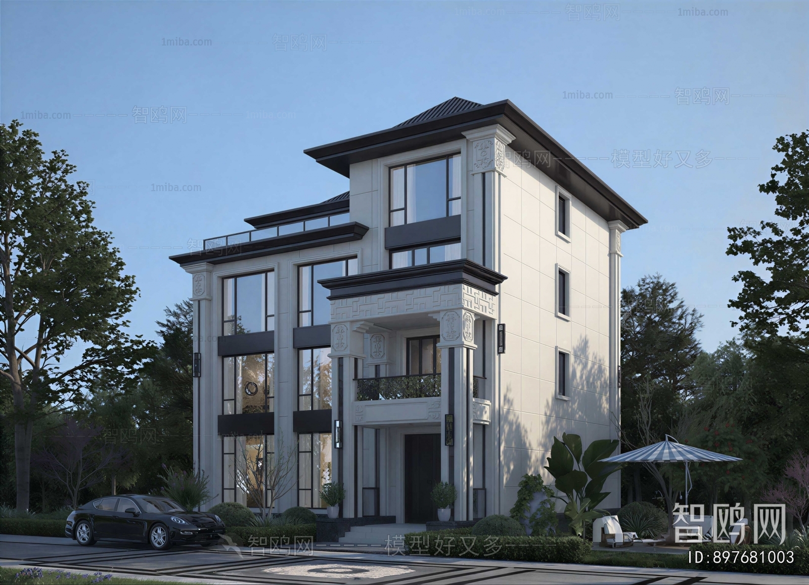 New Chinese Style Detached Villa
