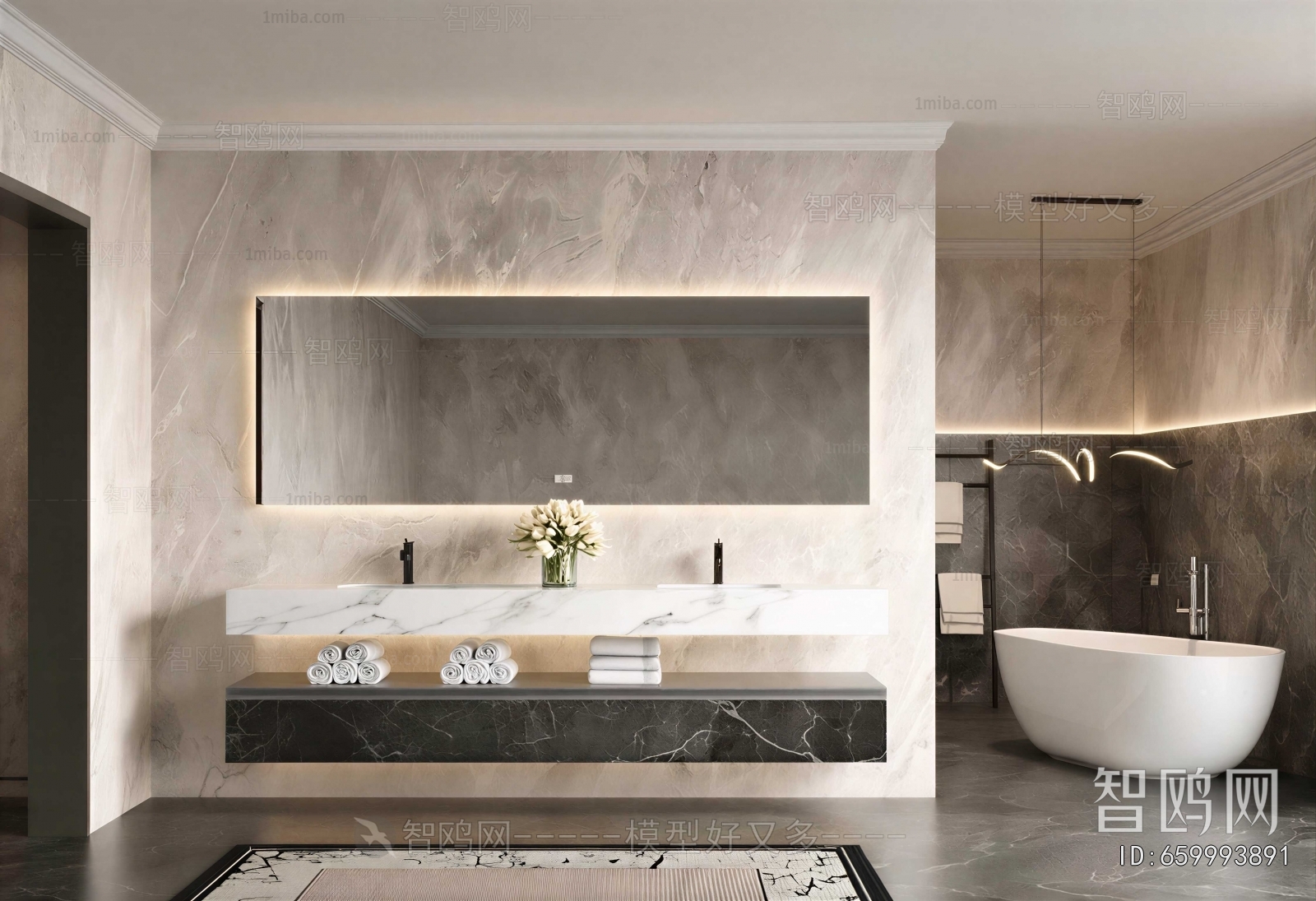 Modern Bathroom Cabinet