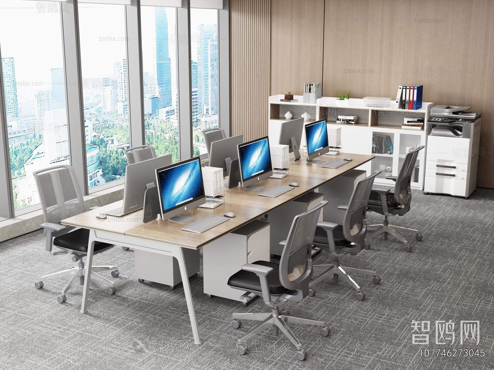 Modern Office Desk And Chair