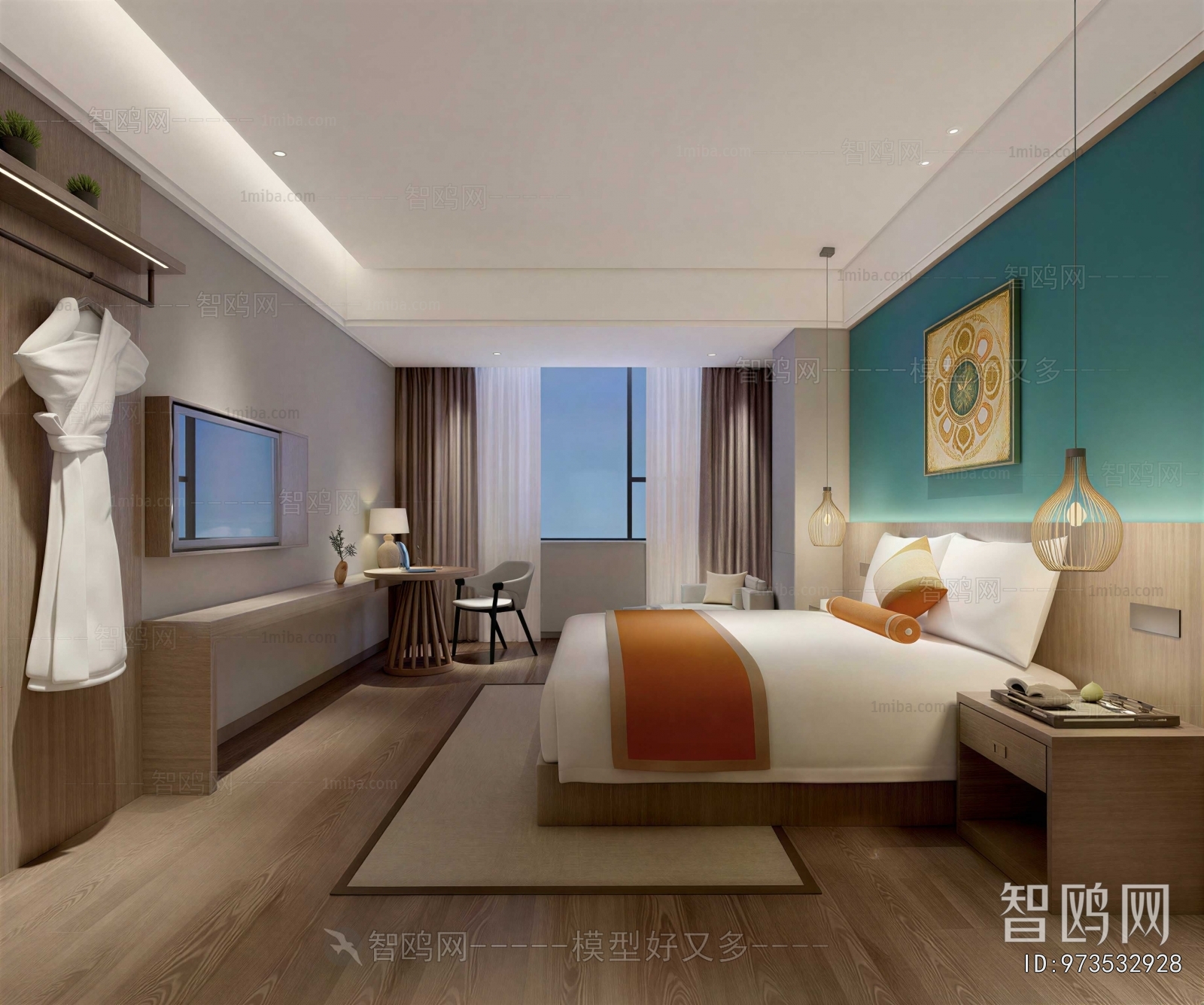 Modern Guest Room