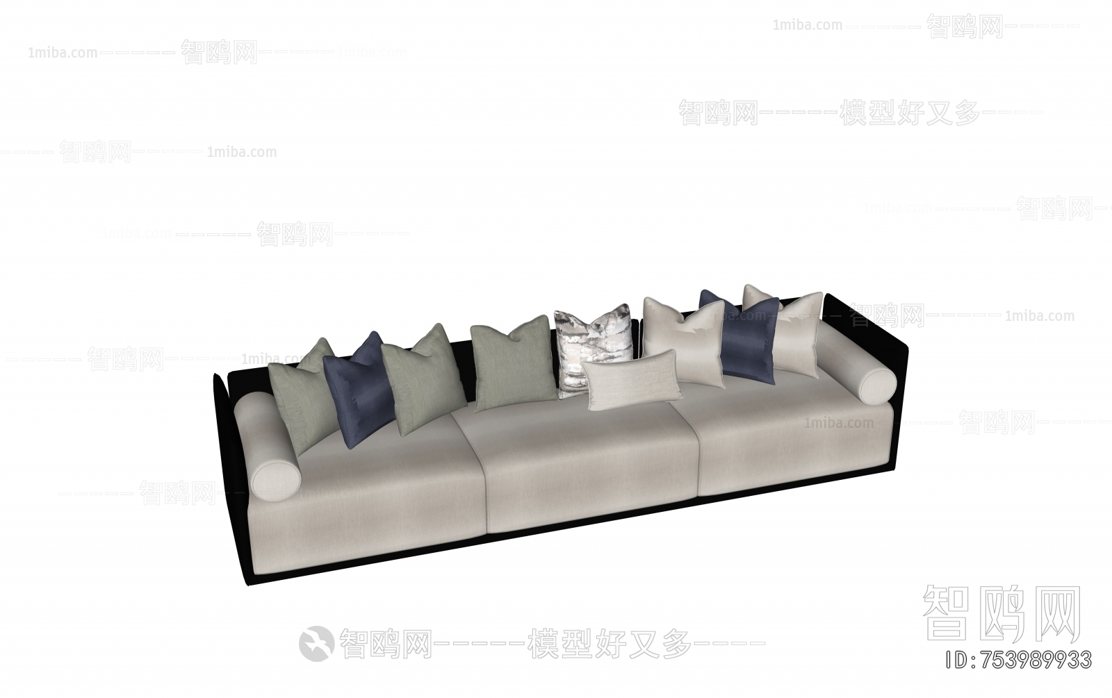 Modern Three-seat Sofa