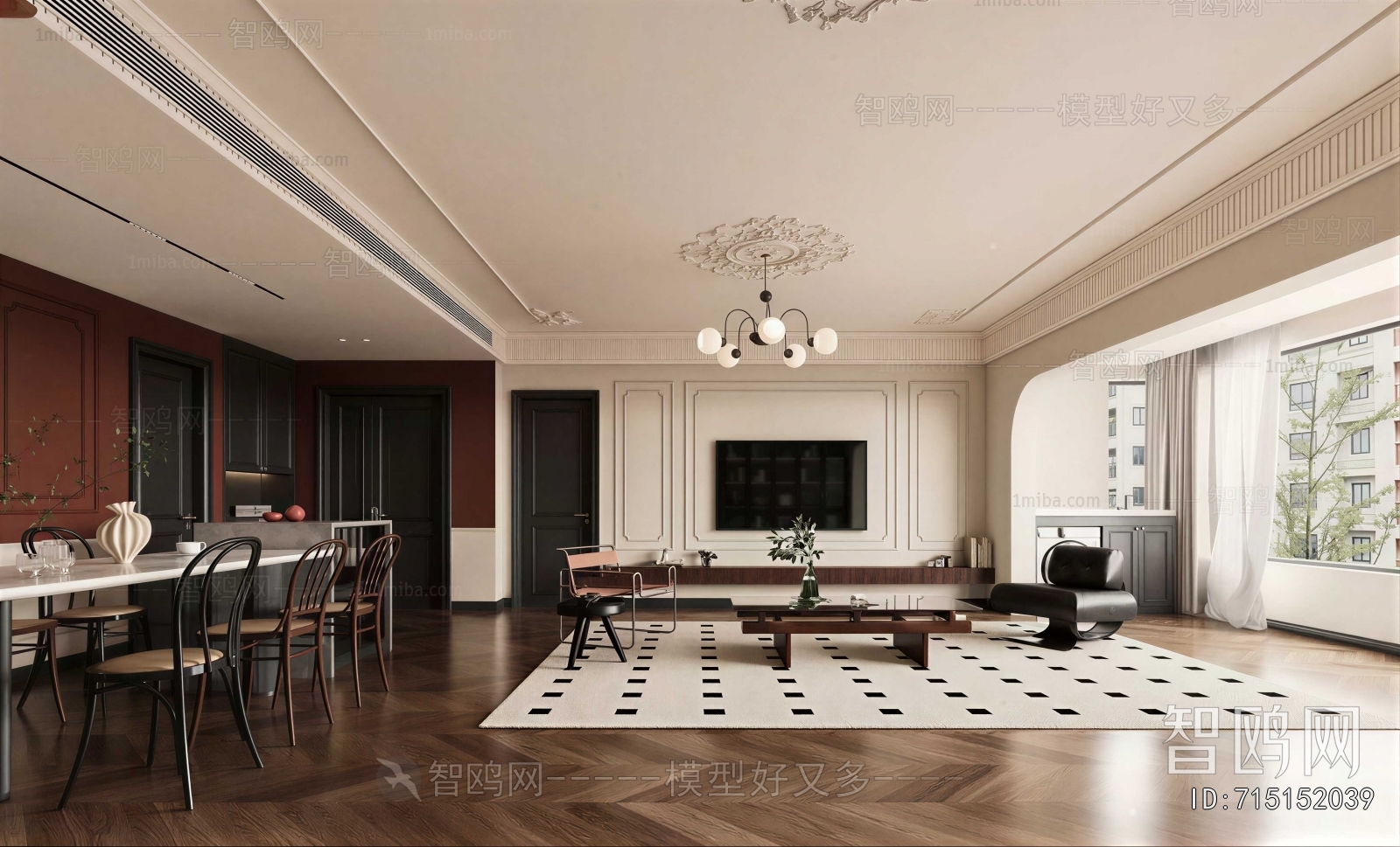 French Style A Living Room