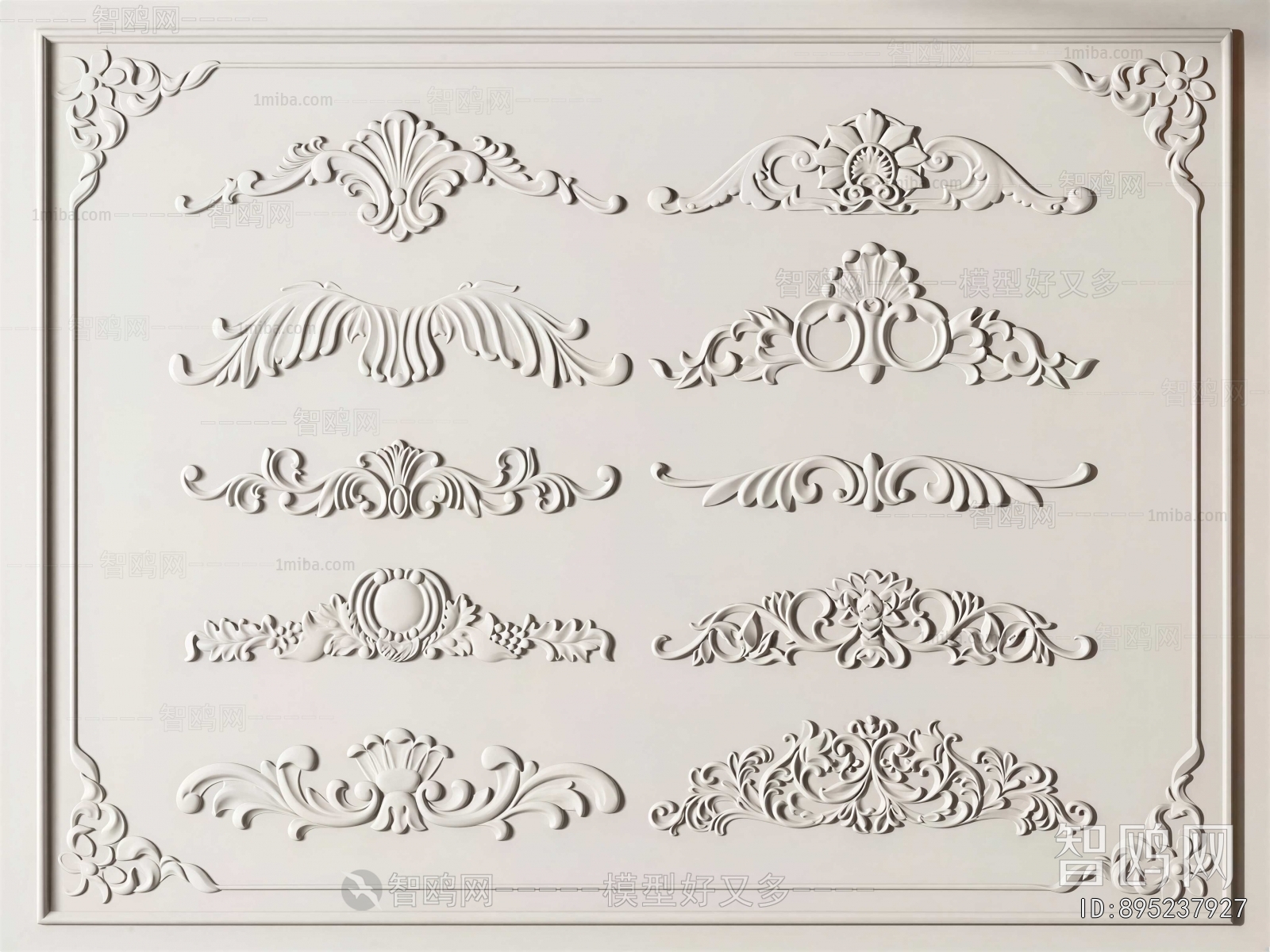 Simple European Style Carving