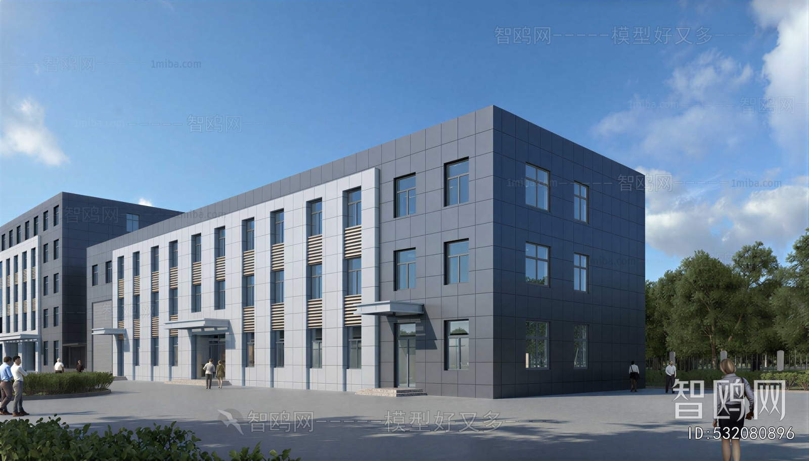 Modern Appearance Of Commercial Building