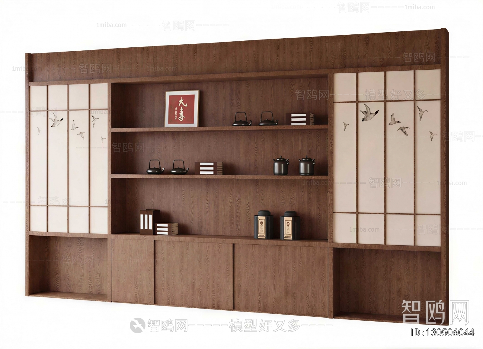 New Chinese Style Decorative Cabinet