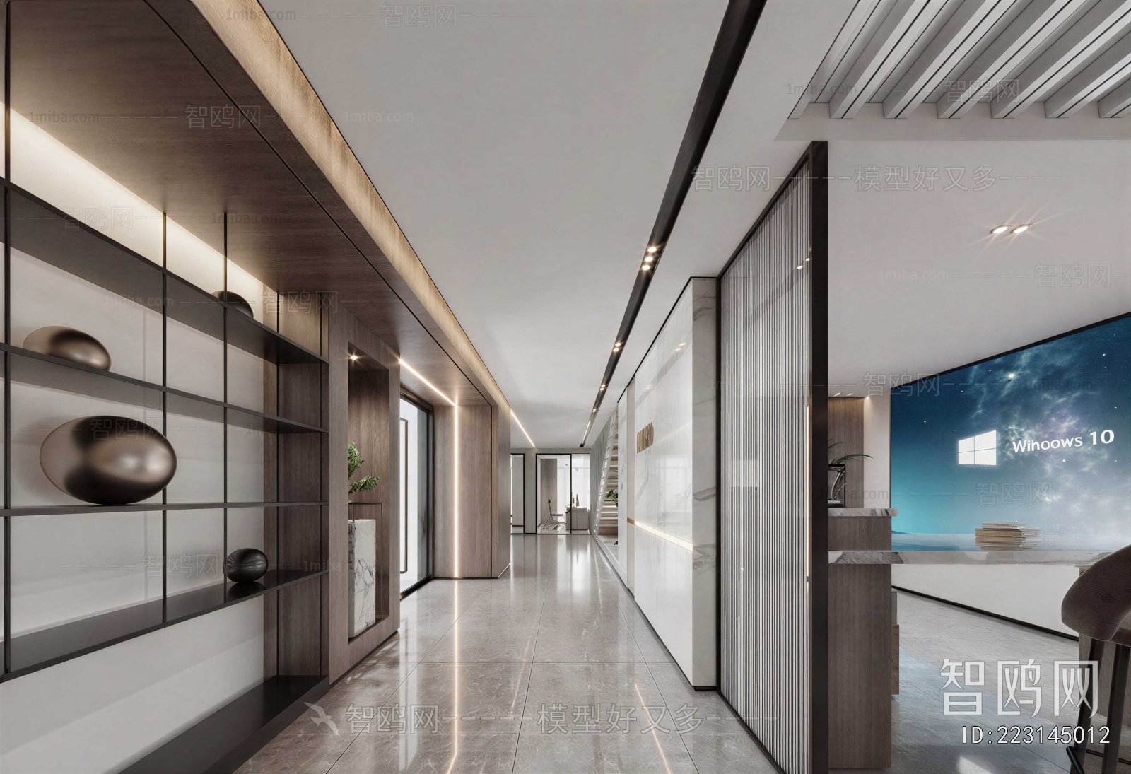 Modern Corridor/elevator Hall