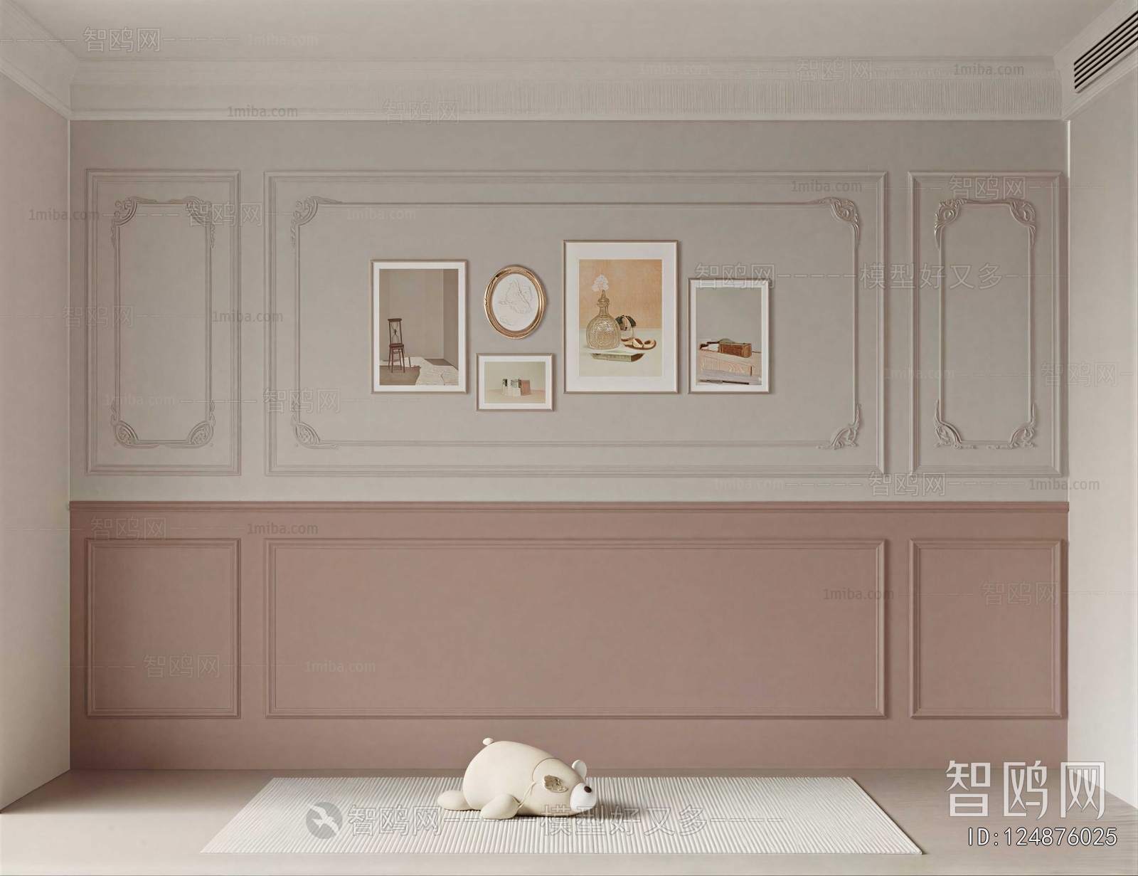 French Style TV Wall