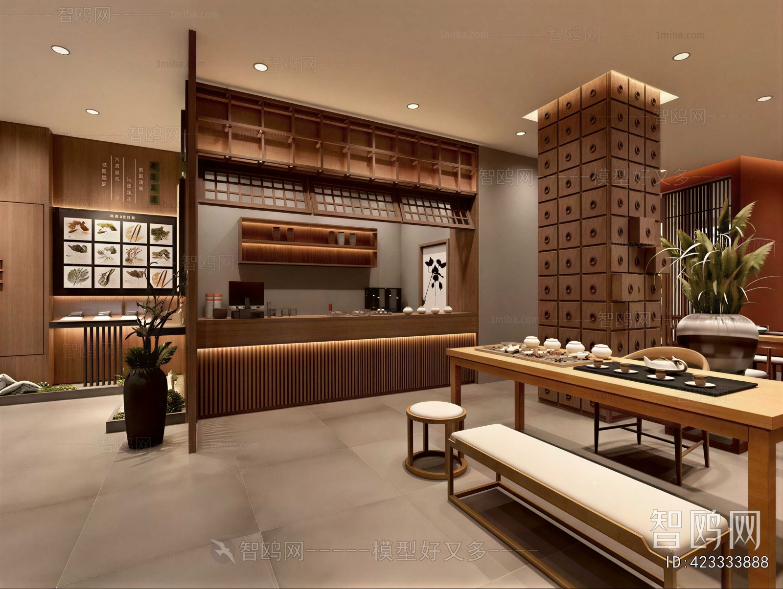 New Chinese Style Teahouse Tea House