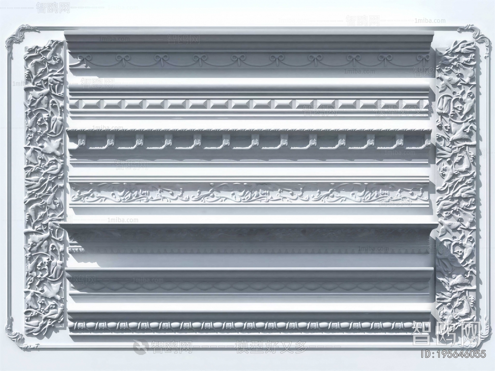 Simple European Style Carving