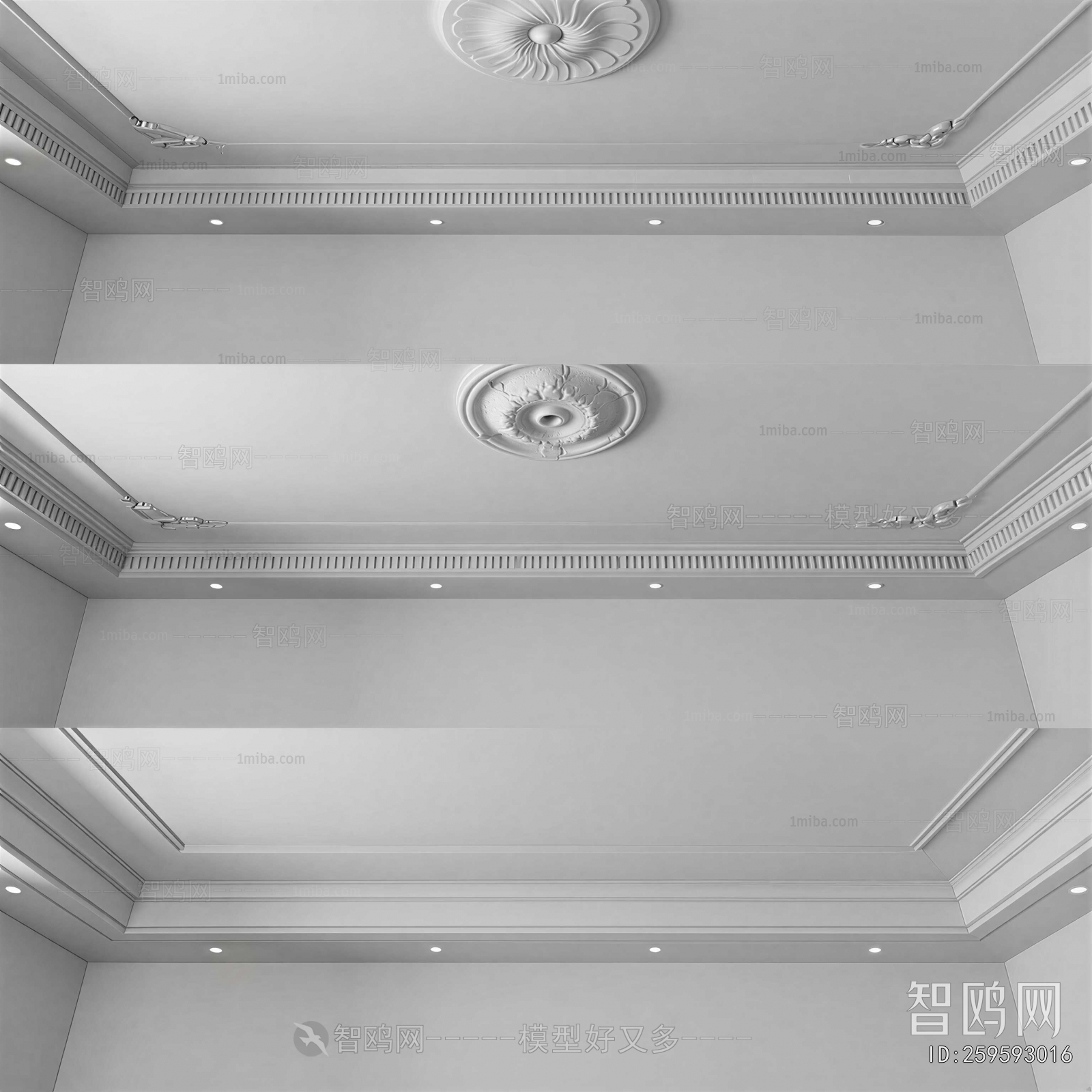 Simple European Style Suspended Ceiling