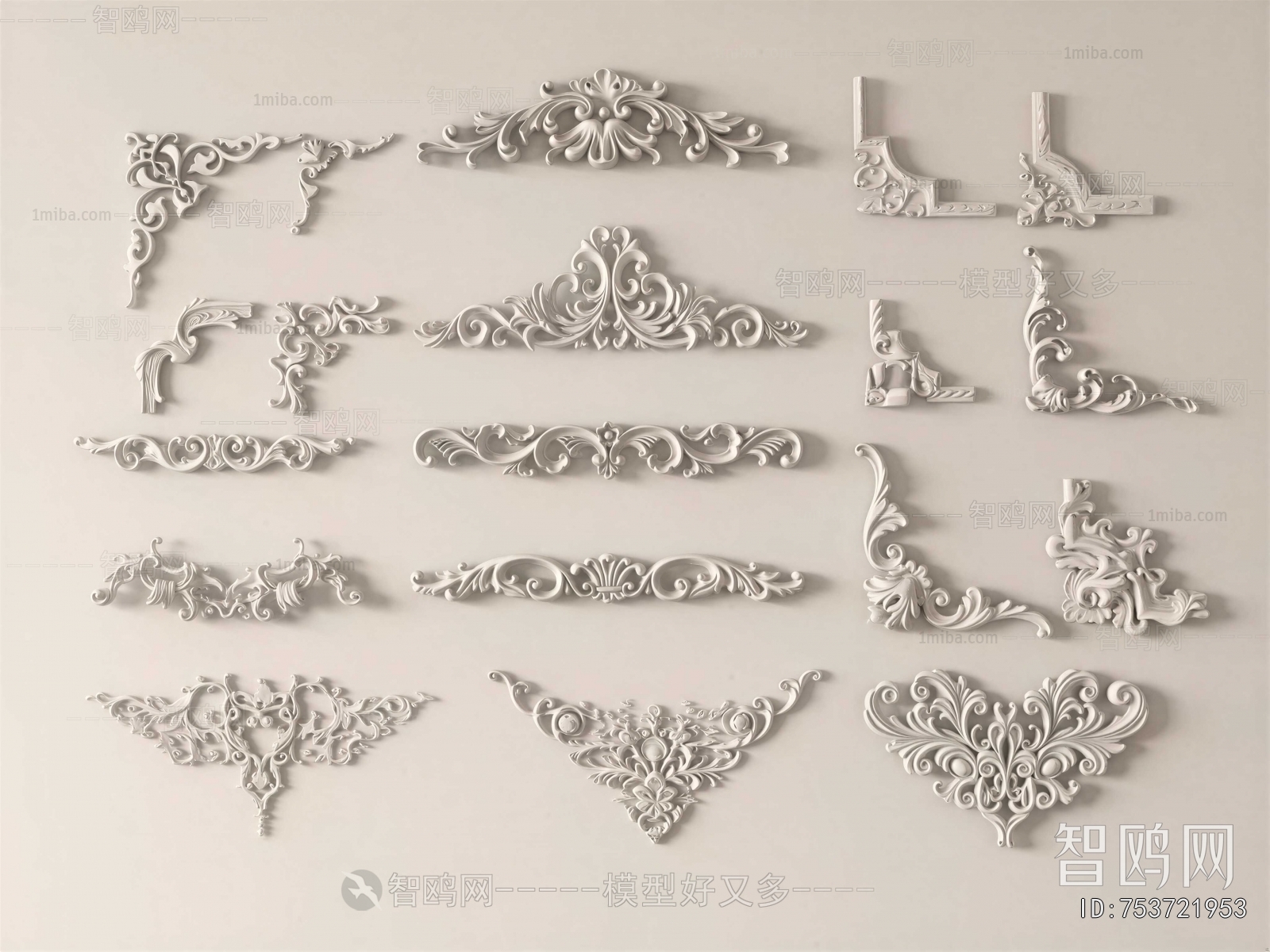 Simple European Style Carving