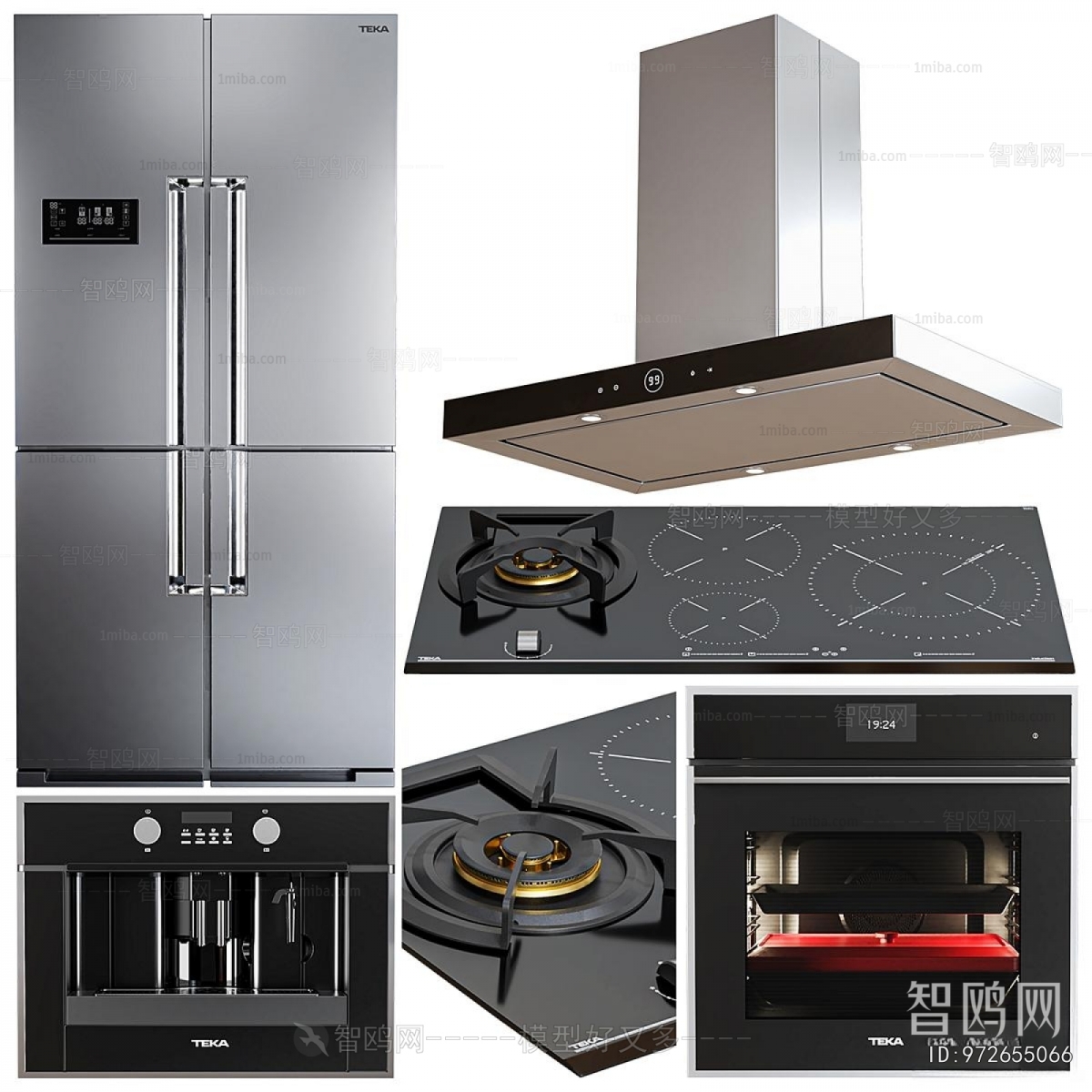 Modern Kitchen Electric Gas Range