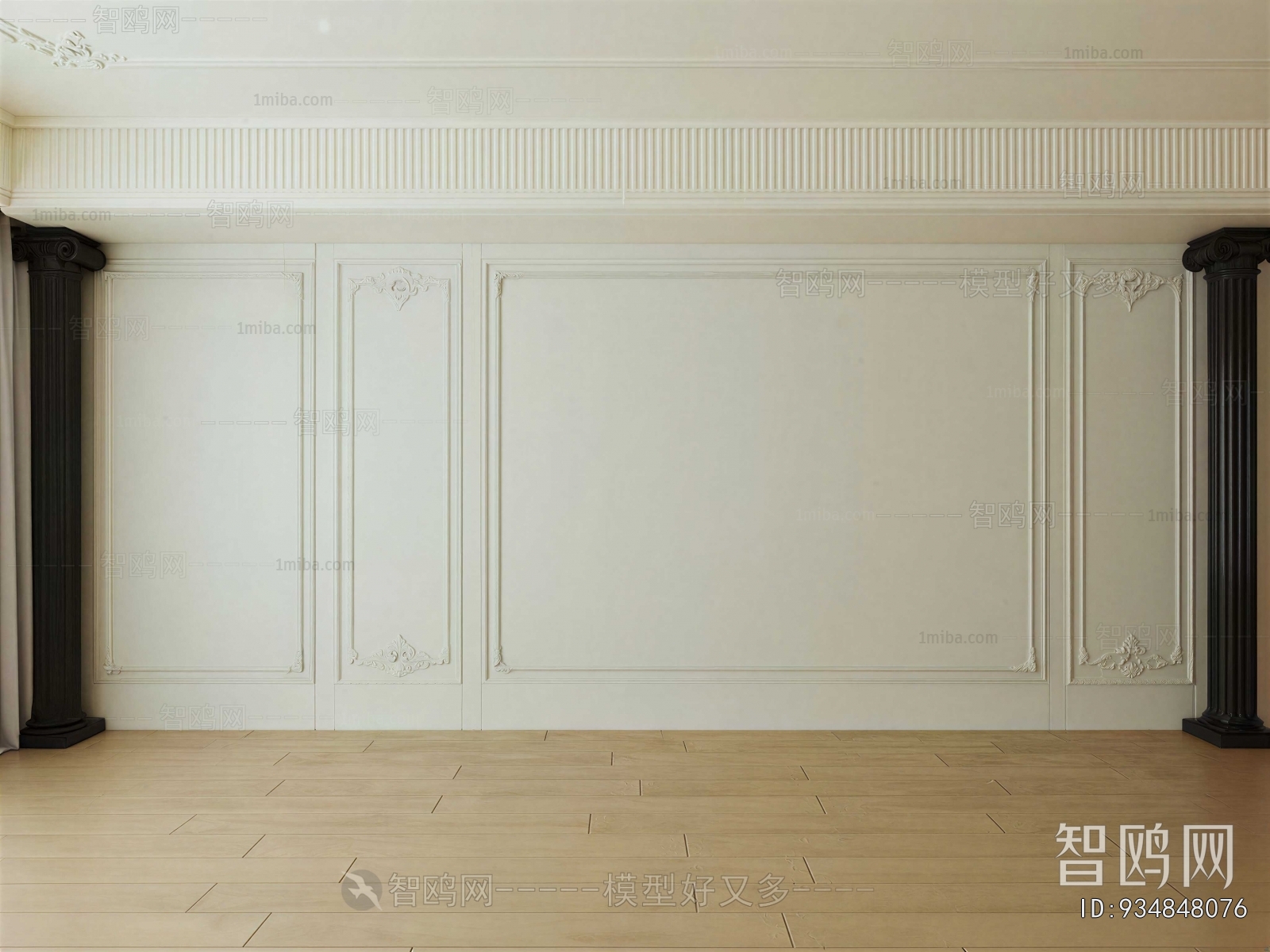 French Style TV Wall