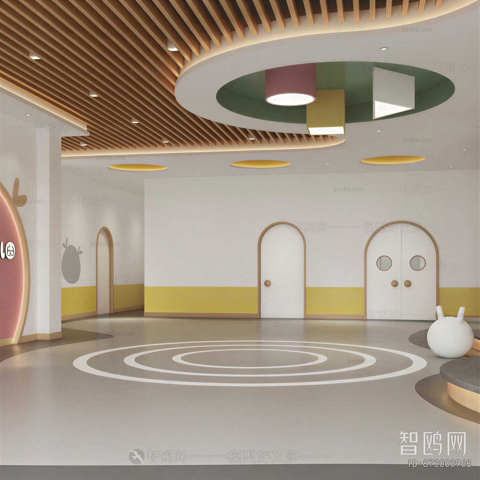 Modern Kindergarten Hall