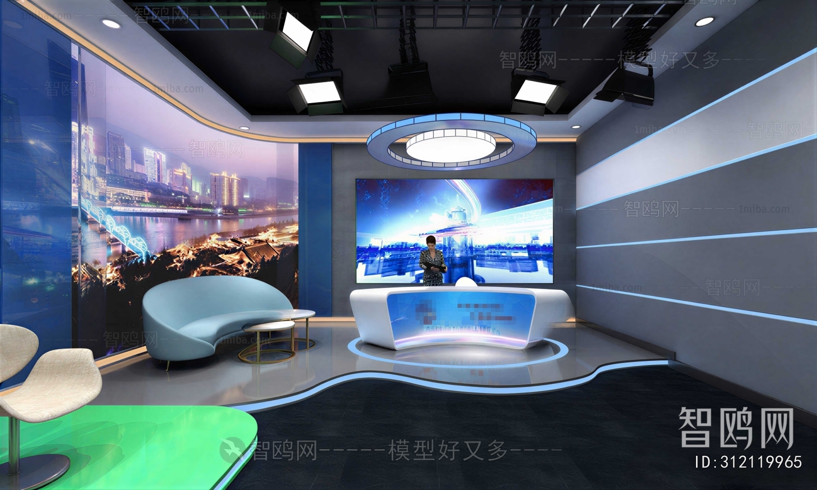 Modern Studio/Recording Studio/Live Room