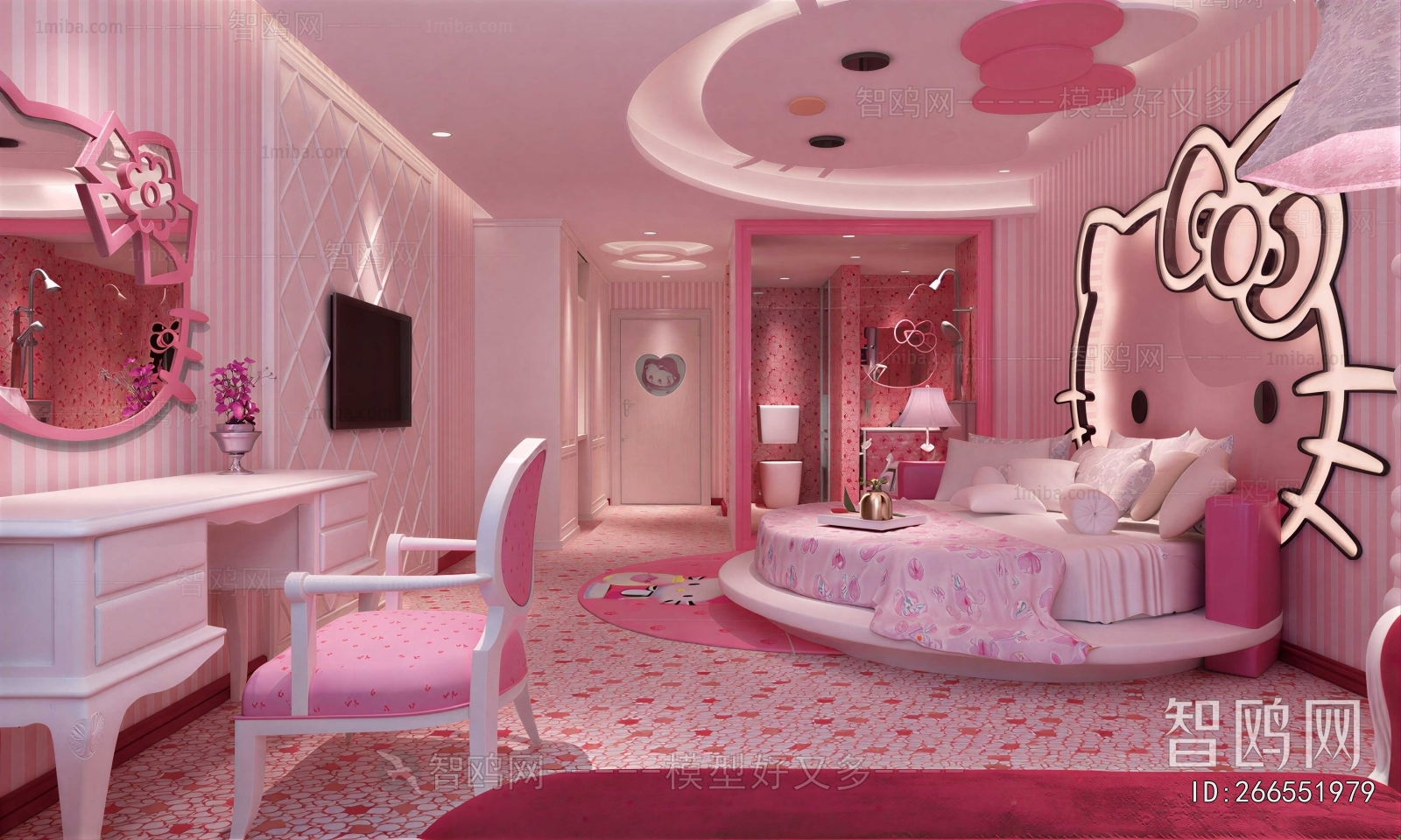 European Style Girl's Room Daughter's Room