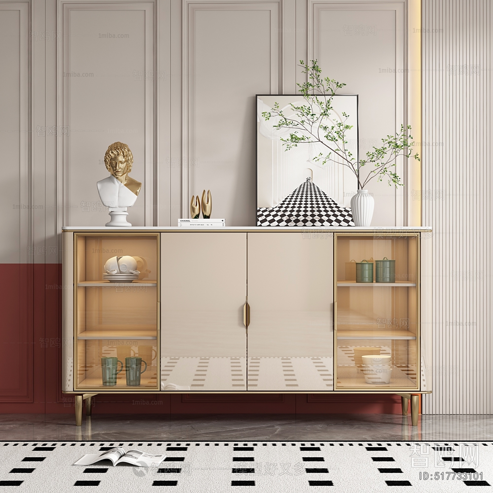 Modern Side Cabinet/Entrance Cabinet