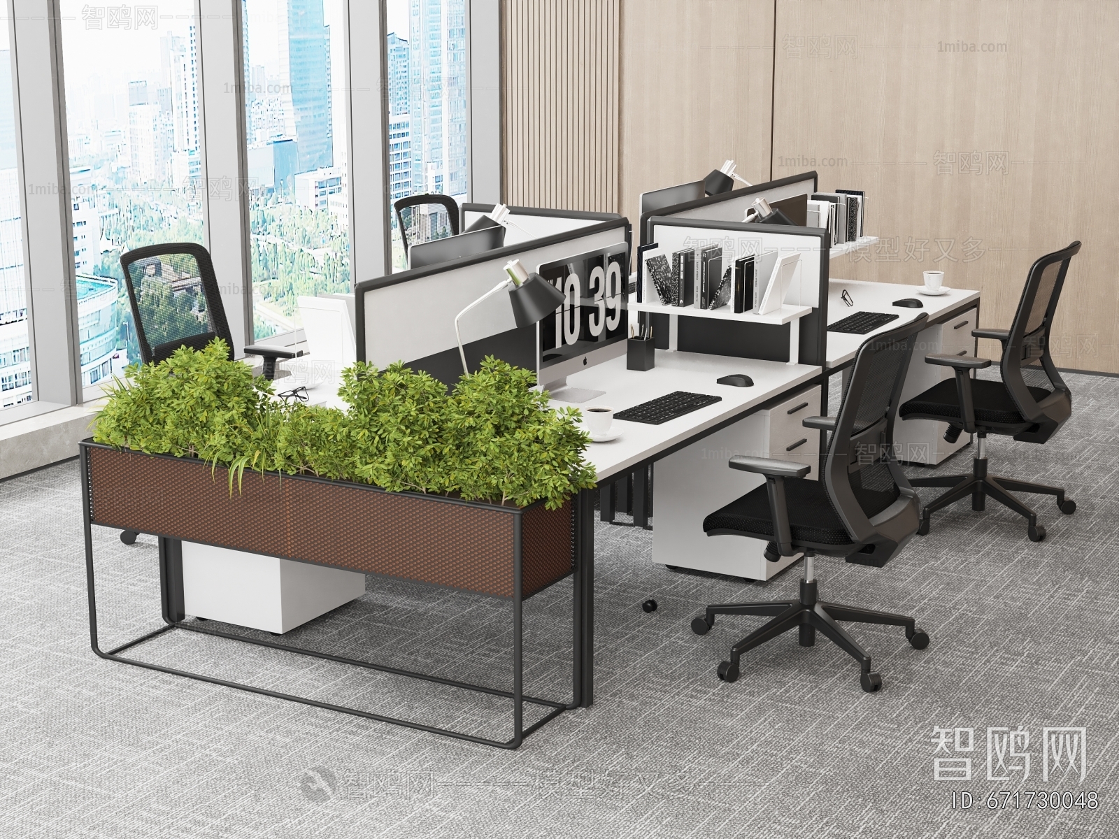 Modern Office Desk And Chair