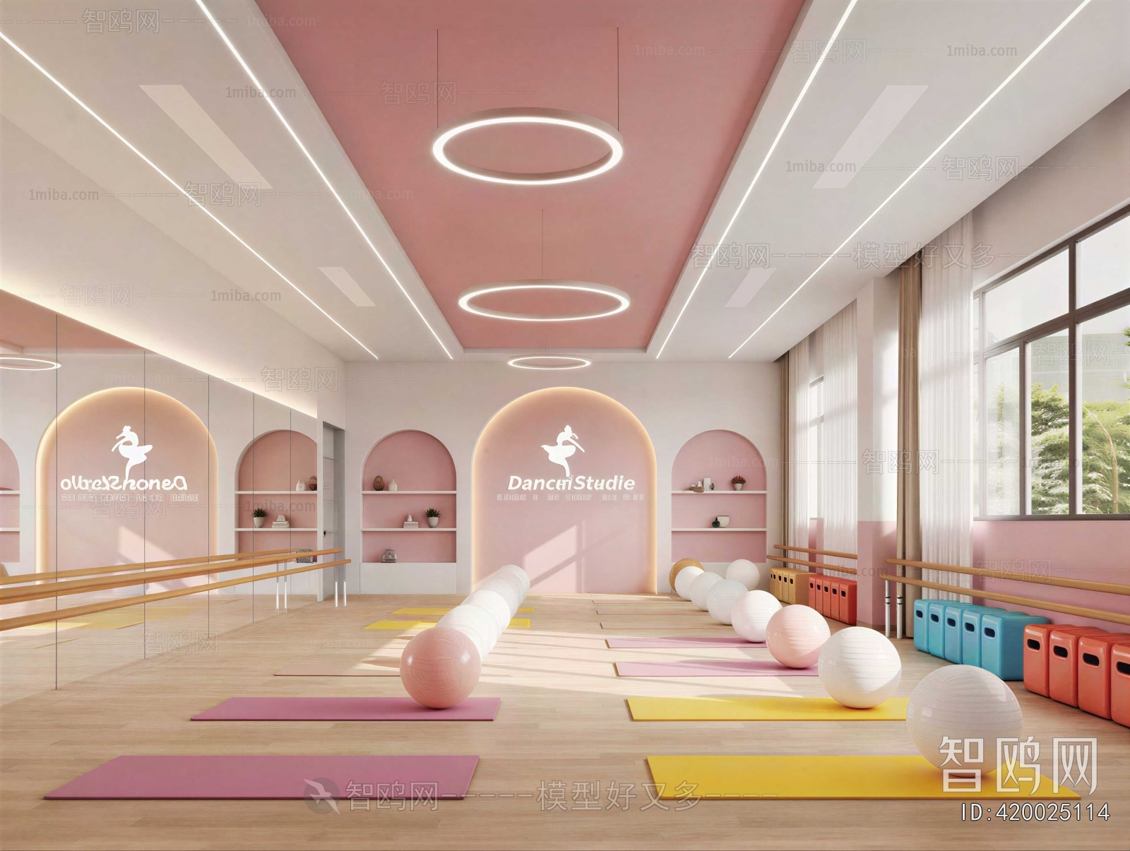 Modern Yoga Room