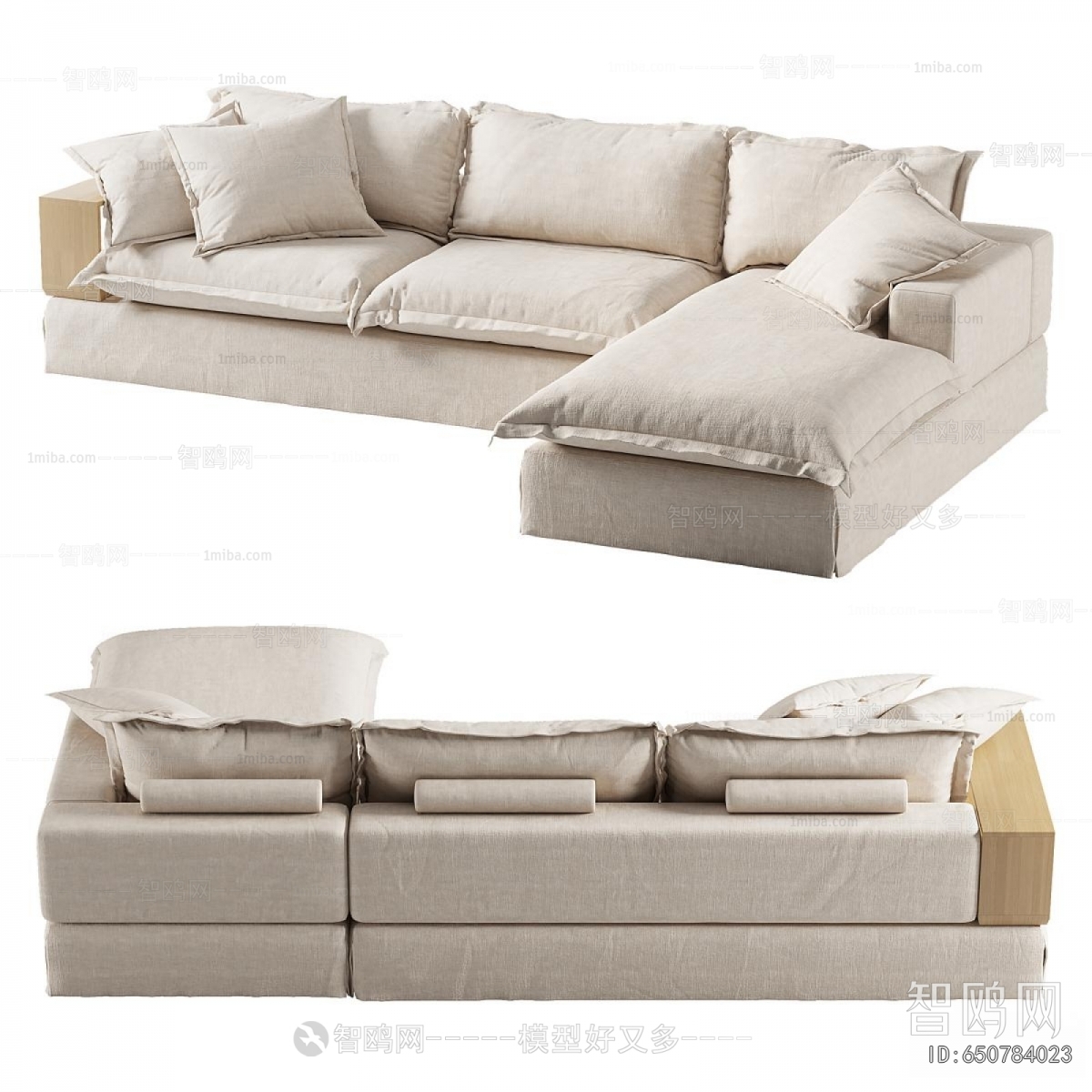 Modern Three-seat Sofa