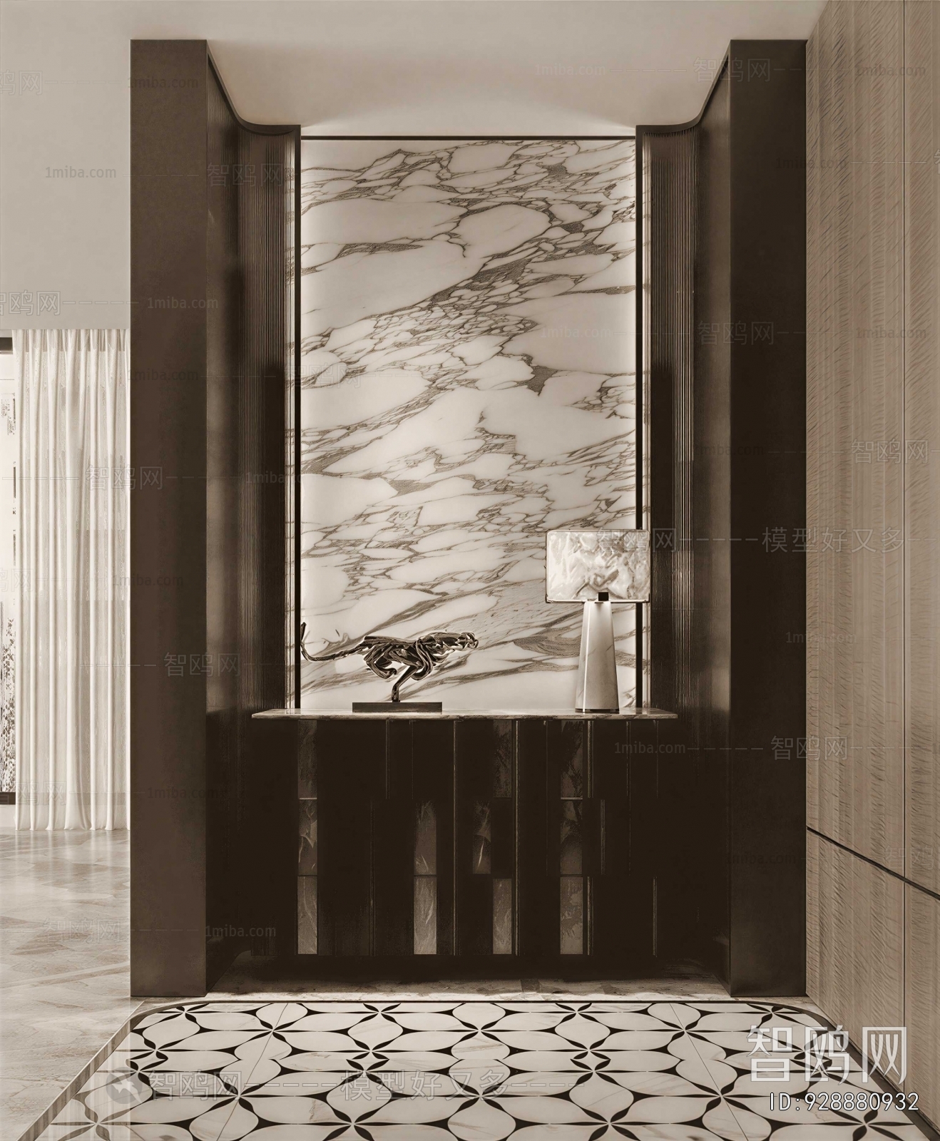 Modern Entrance Cabinet
