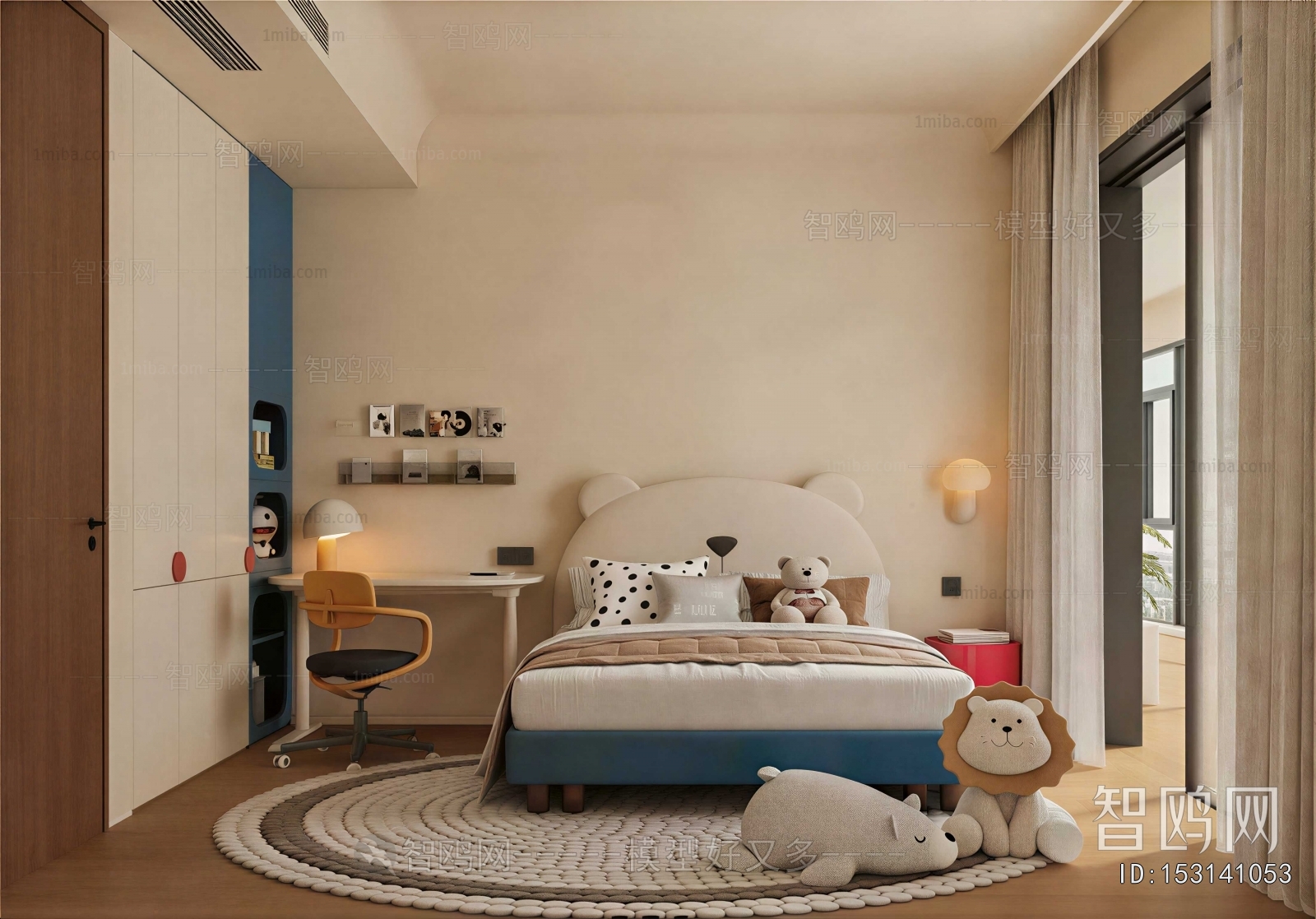 Modern Boy's Room And Son's Room