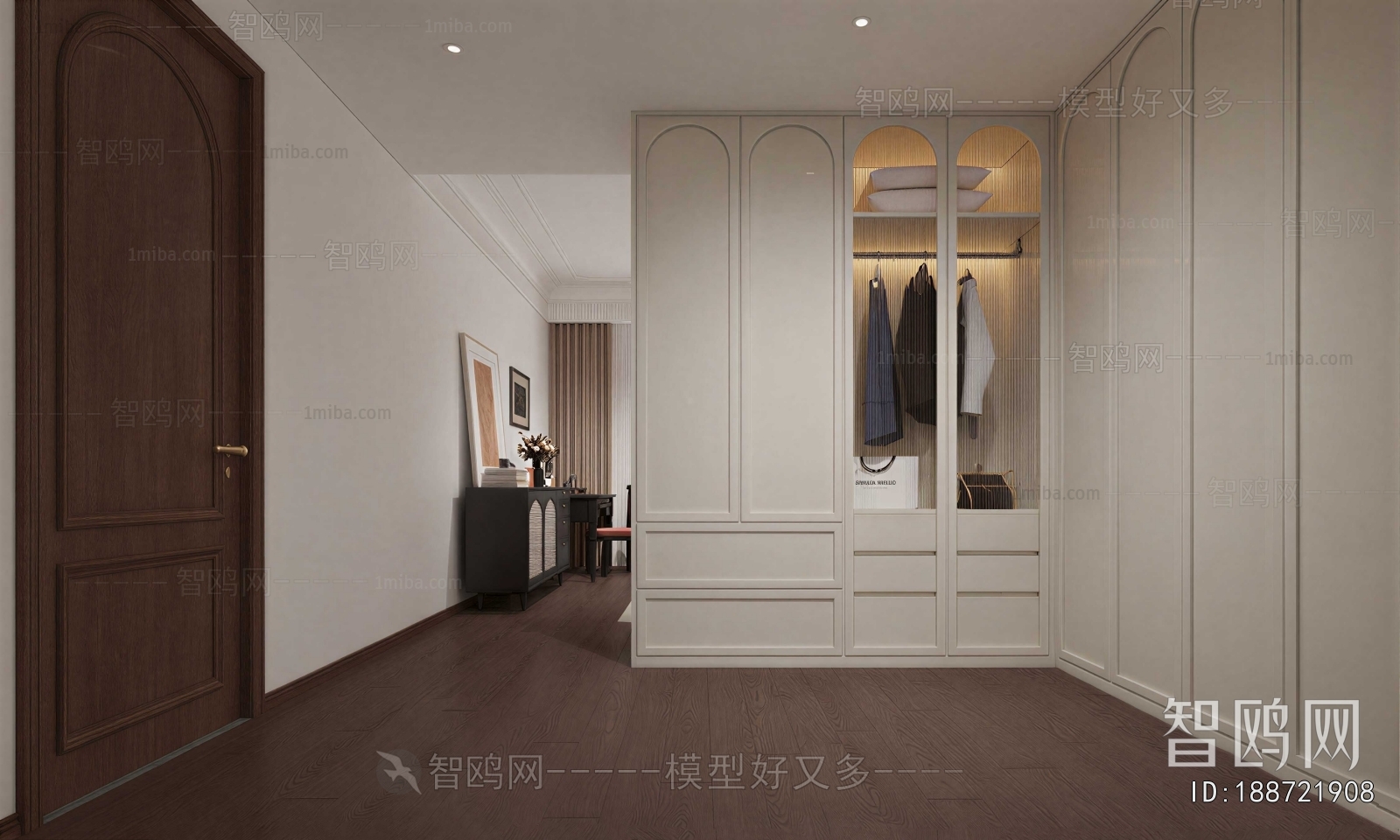 Modern Clothes Storage Area