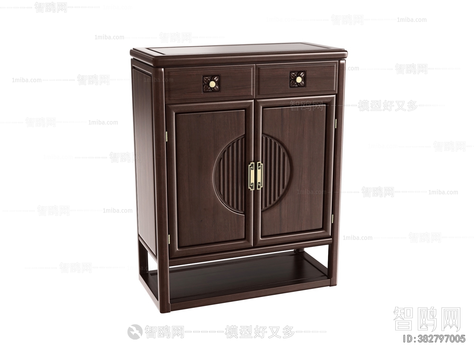 New Chinese Style Shoe Cabinet