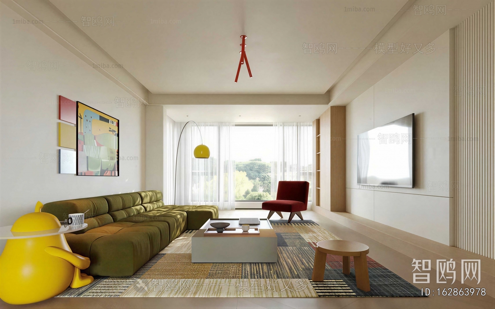Nordic Style A Living Room